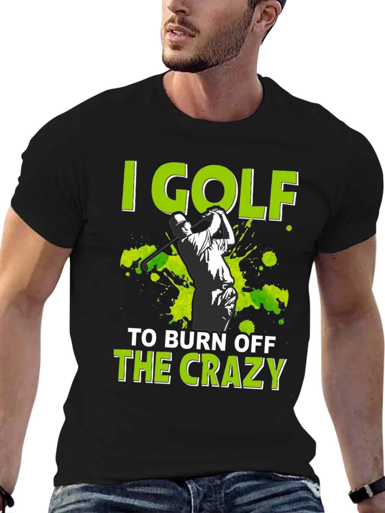Golf Burn Off Crazy Graphic Tee