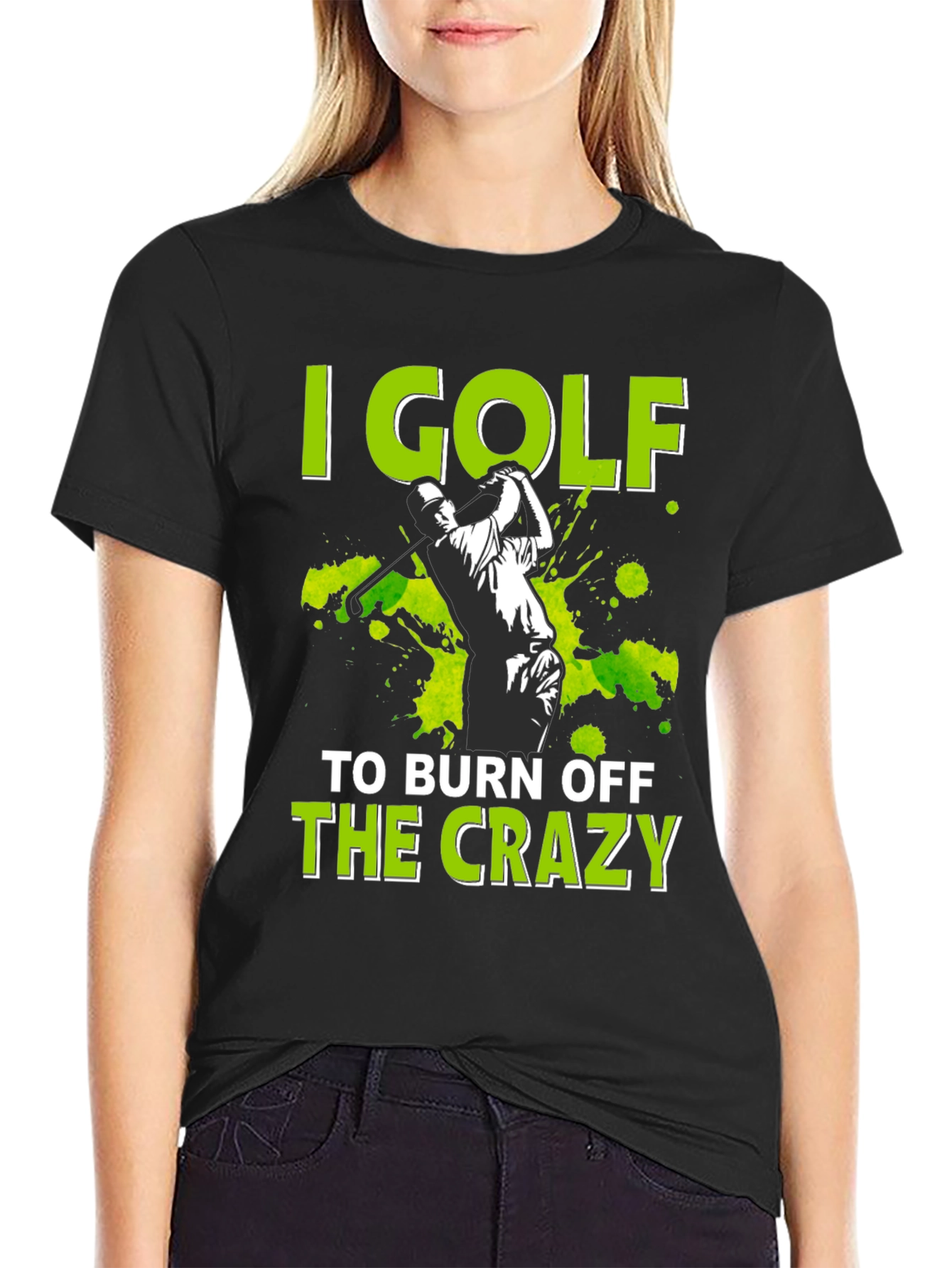 Golf Burn Off Crazy Graphic Tee