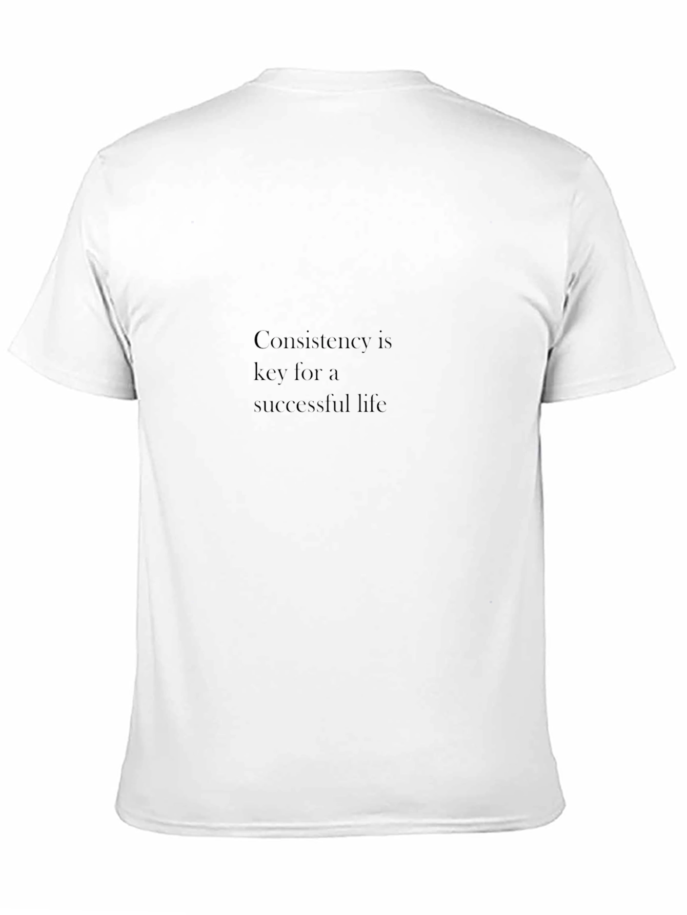 Consistency Tee - Key to Success Black T-Shirt