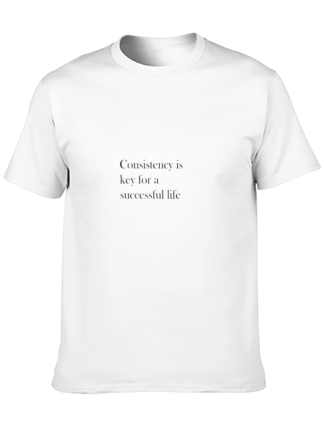 Consistency Tee - Key to Success Black T-Shirt
