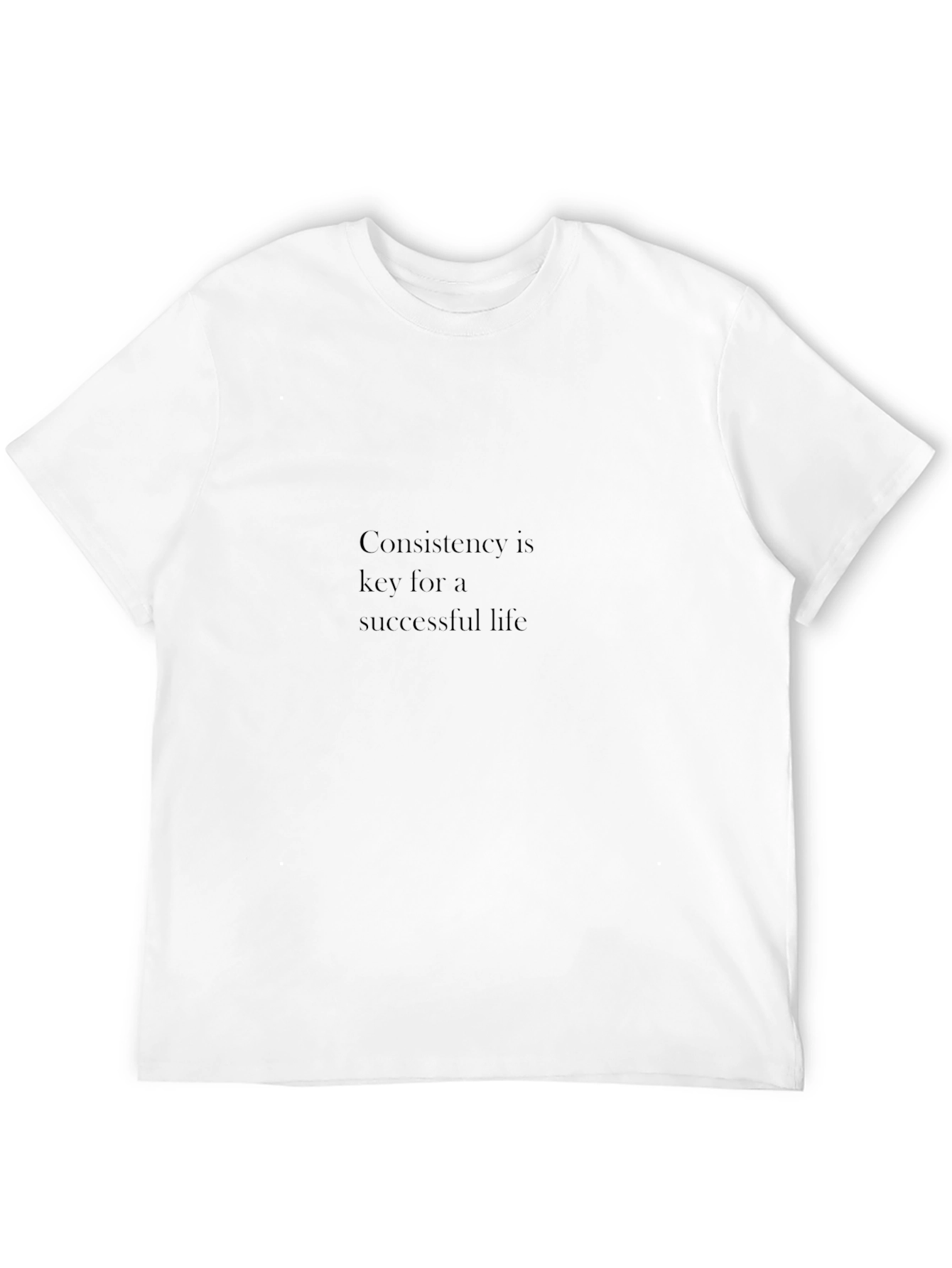 Consistency Tee - Key to Success Black T-Shirt
