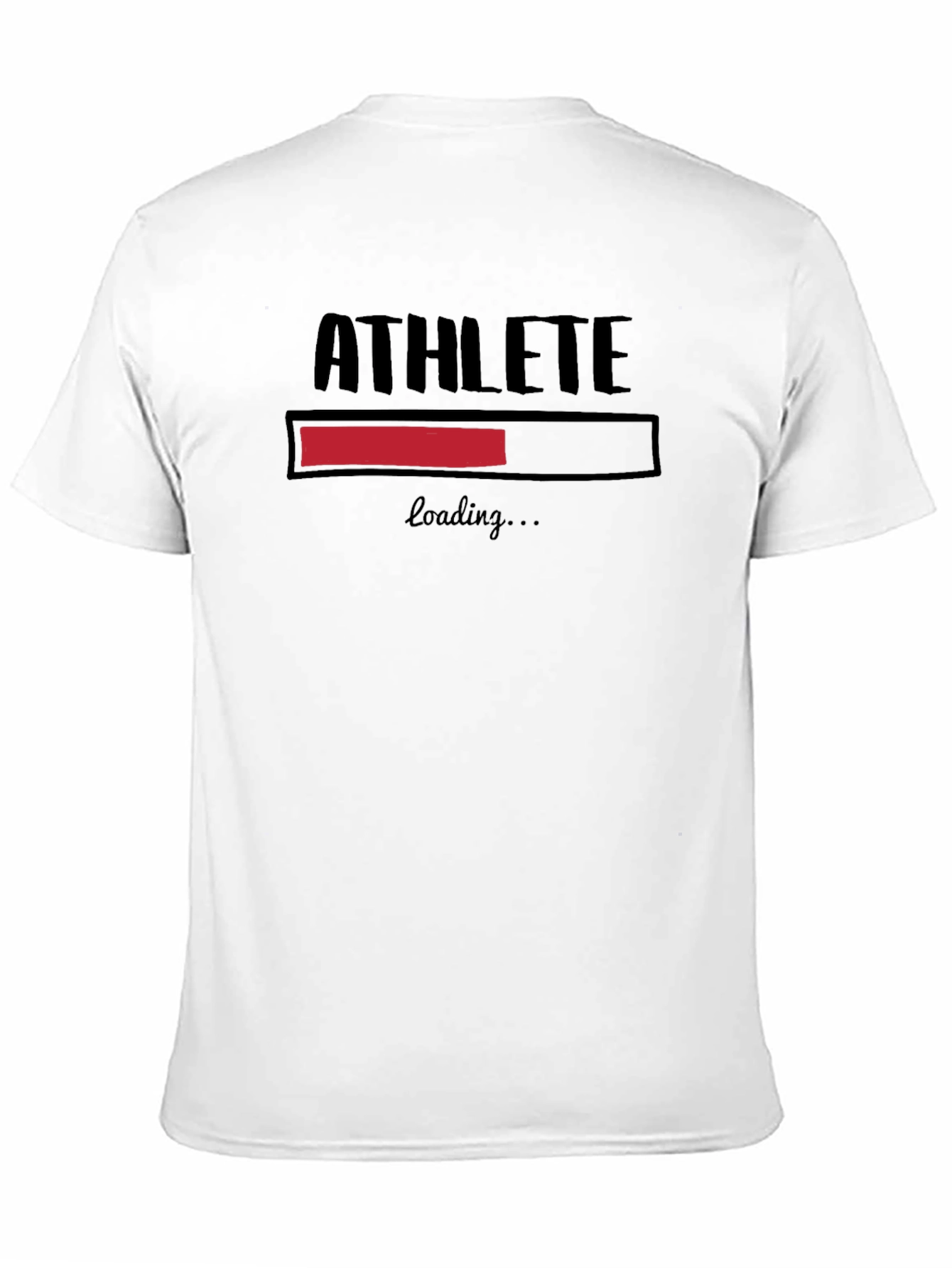 Athlete Loading Graphic T-Shirt - Black