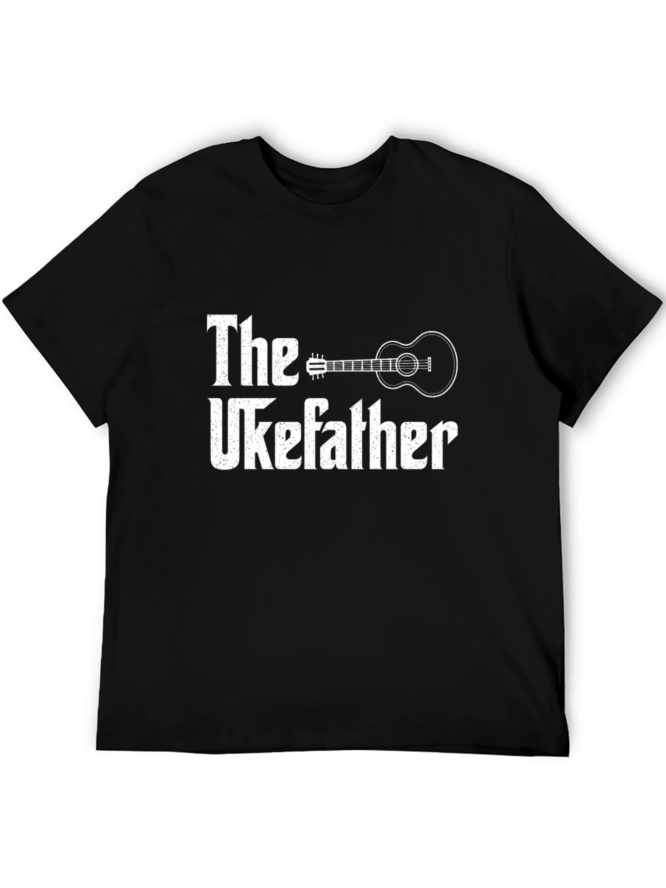 The Ukefather T-Shirt - Music Lover Dad Gift
