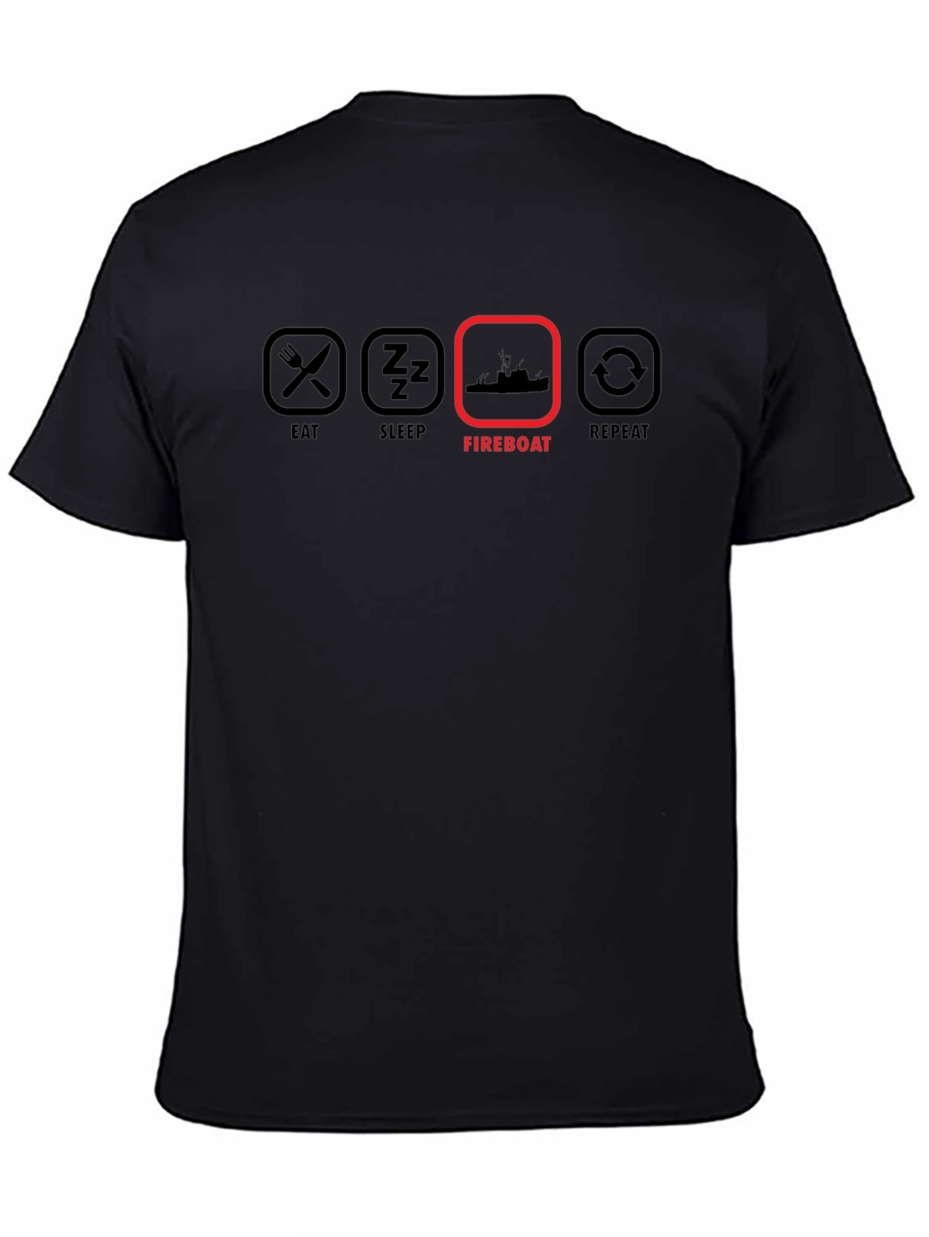 Eat Sleep Fireboat Repeat T-Shirt