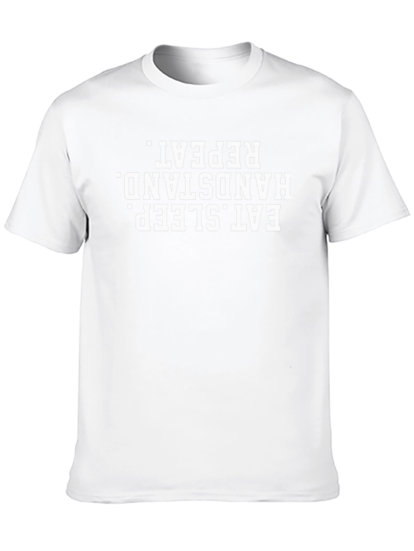 Eat Sleep Handstand Repeat - Black T-Shirt
