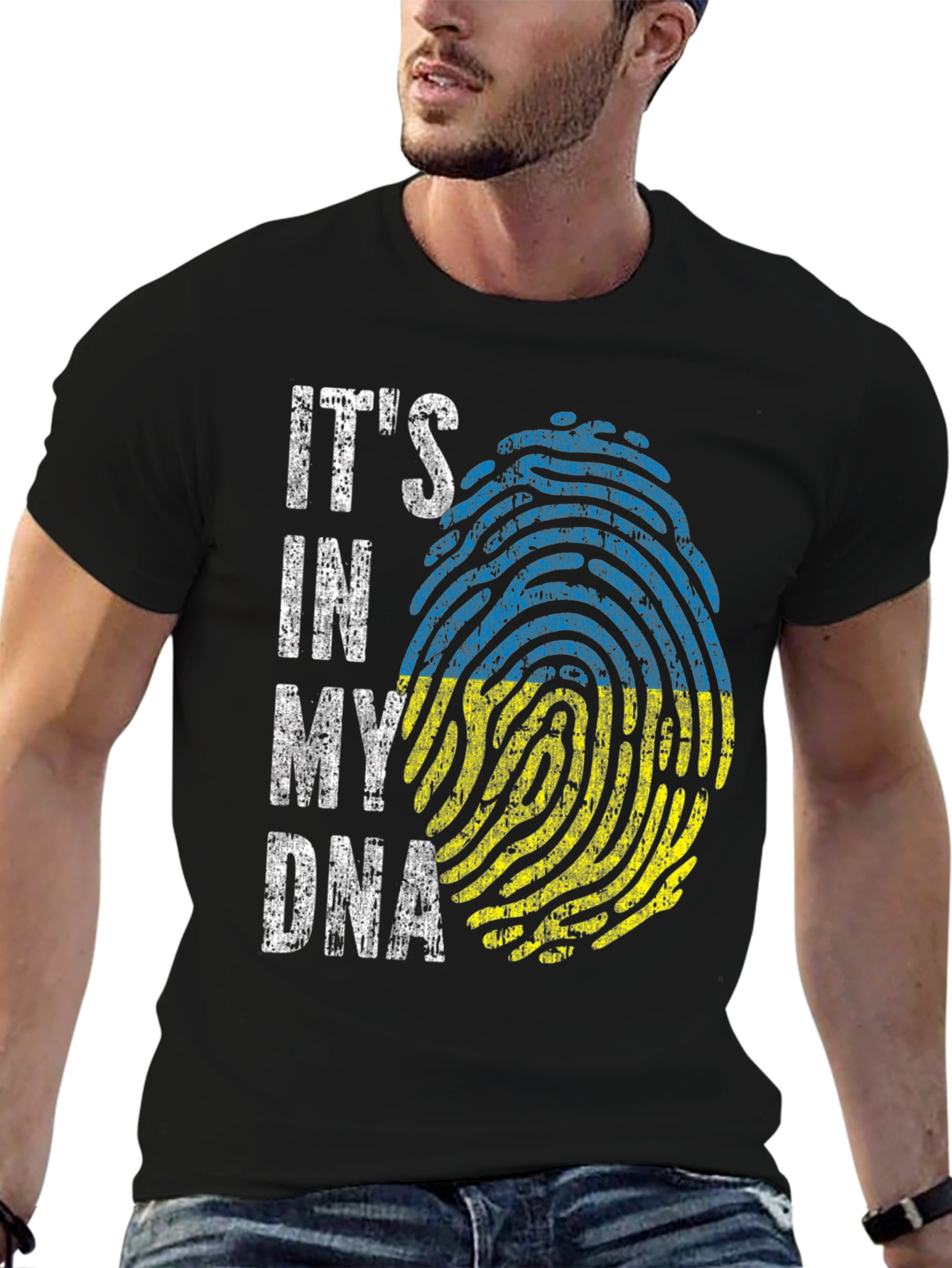 Ukraine DNA Fingerprint T-Shirt