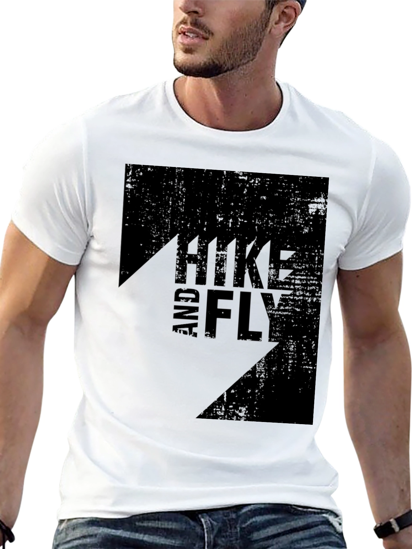 Hike and Fly Graphic T-Shirt - Black