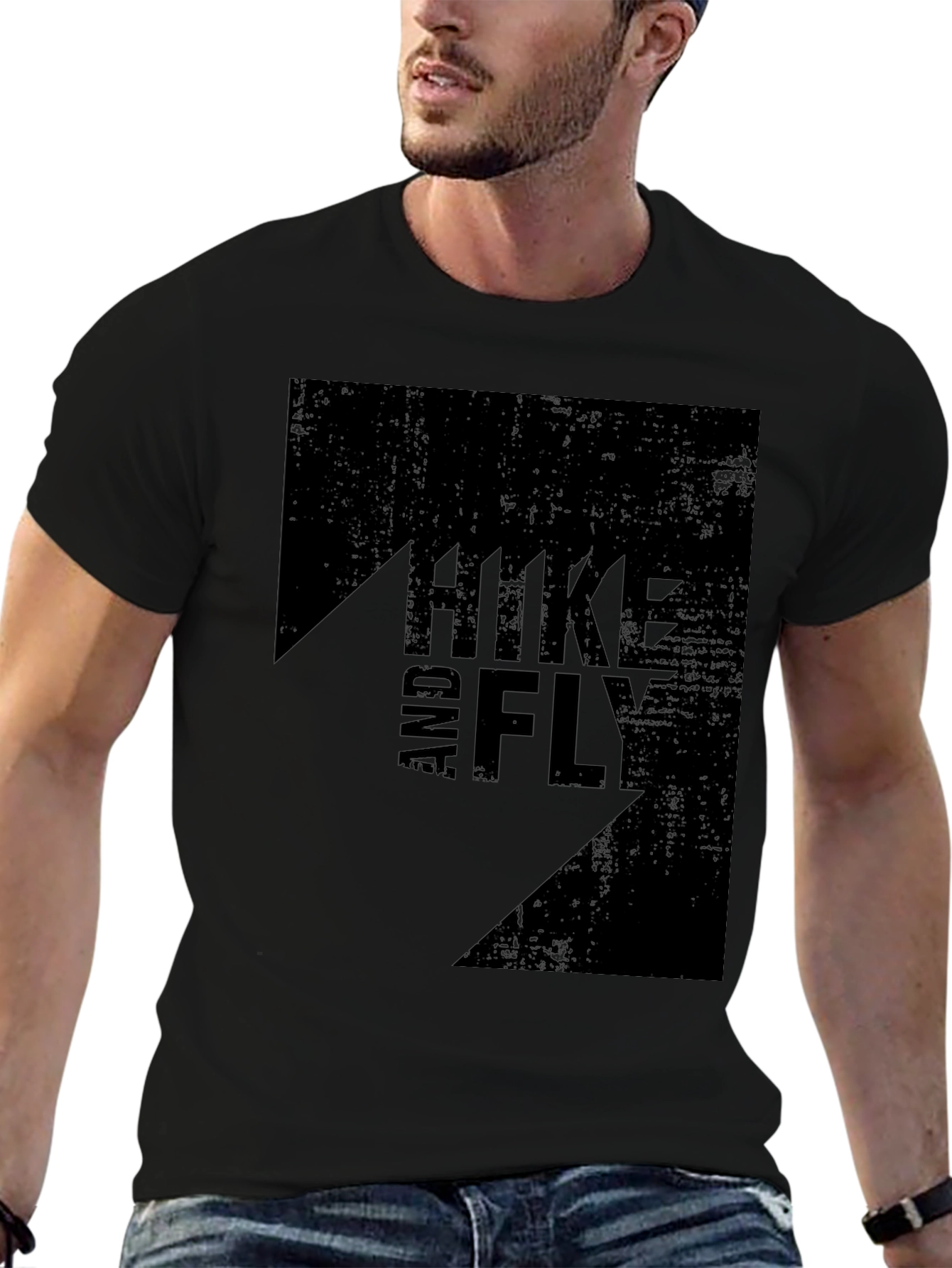 Hike and Fly Graphic T-Shirt - Black