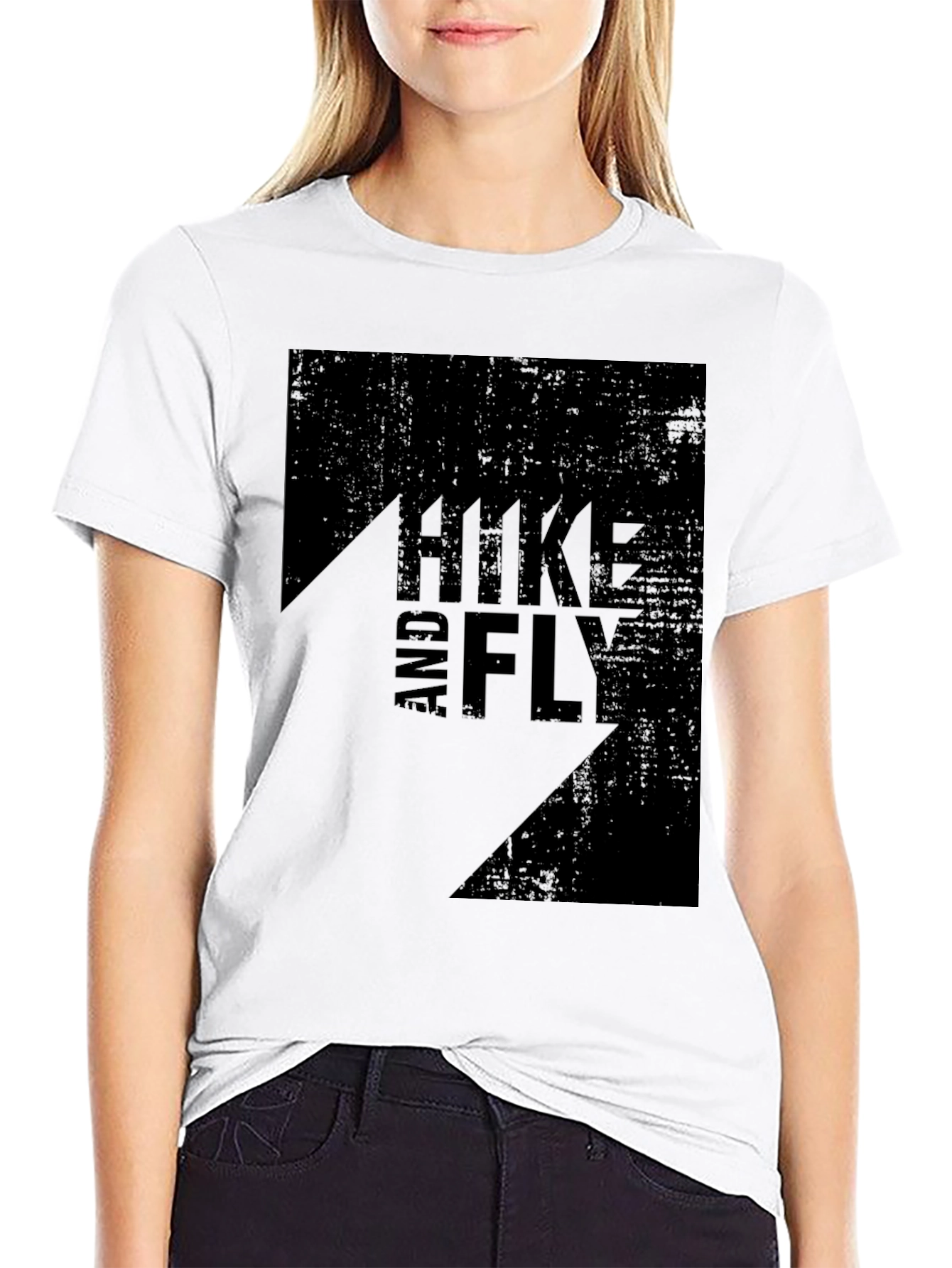 Hike and Fly Graphic T-Shirt - Black