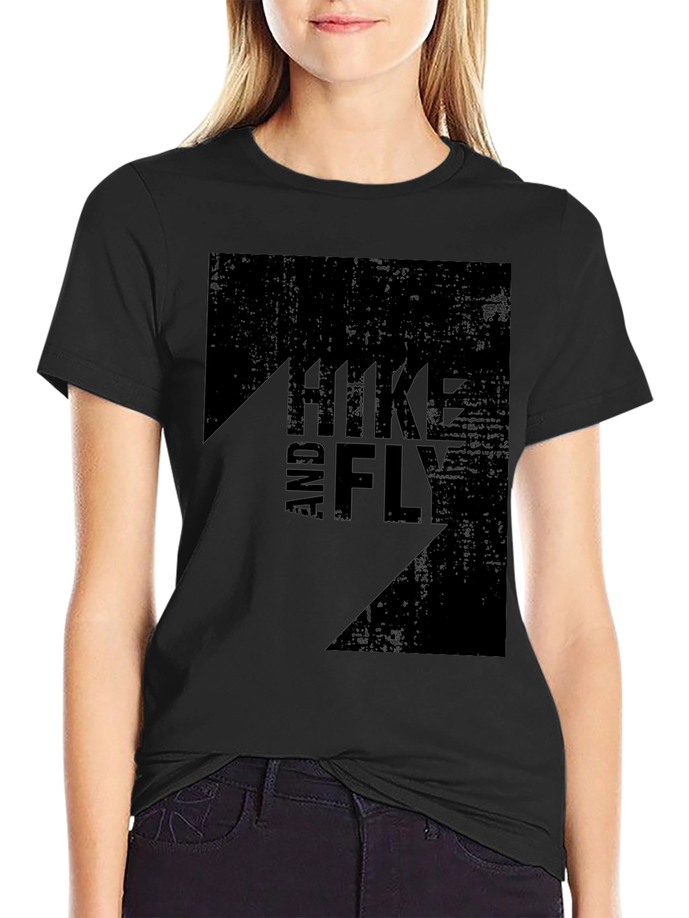 Hike and Fly Graphic T-Shirt - Black