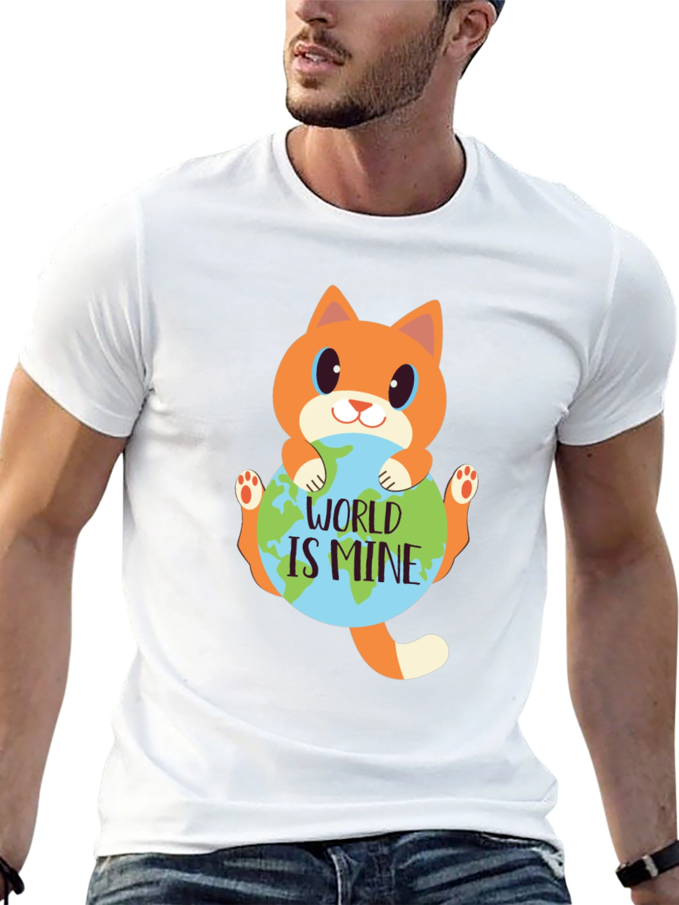 World is Mine Cat Graphic Tee