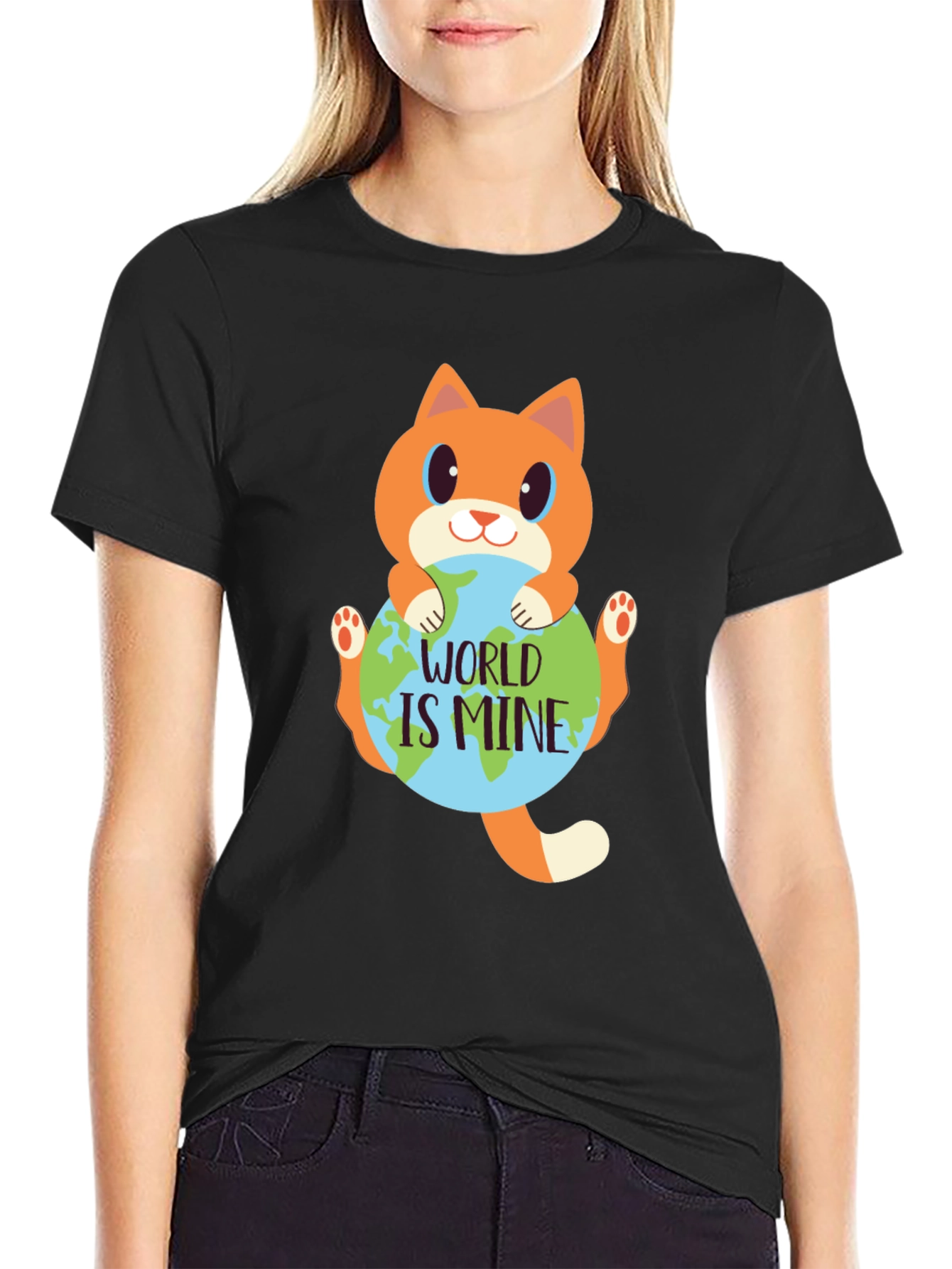 World is Mine Cat Graphic Tee
