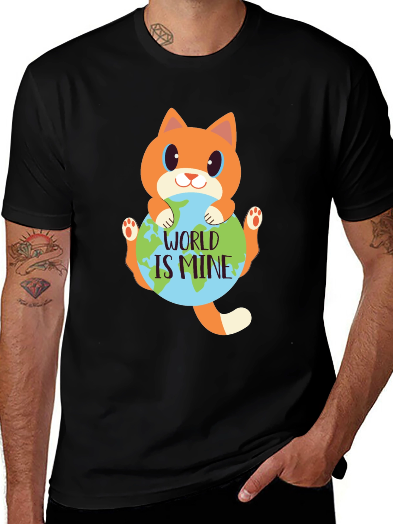 World is Mine Cat Graphic Tee