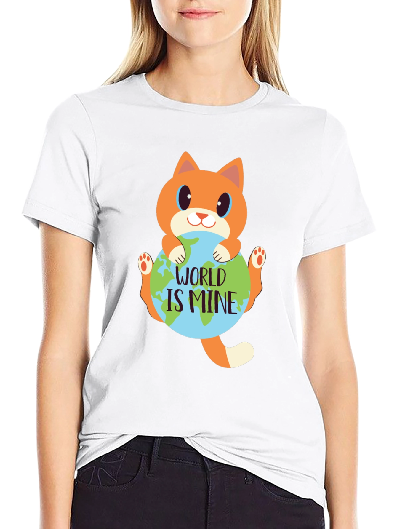 World is Mine Cat Graphic Tee