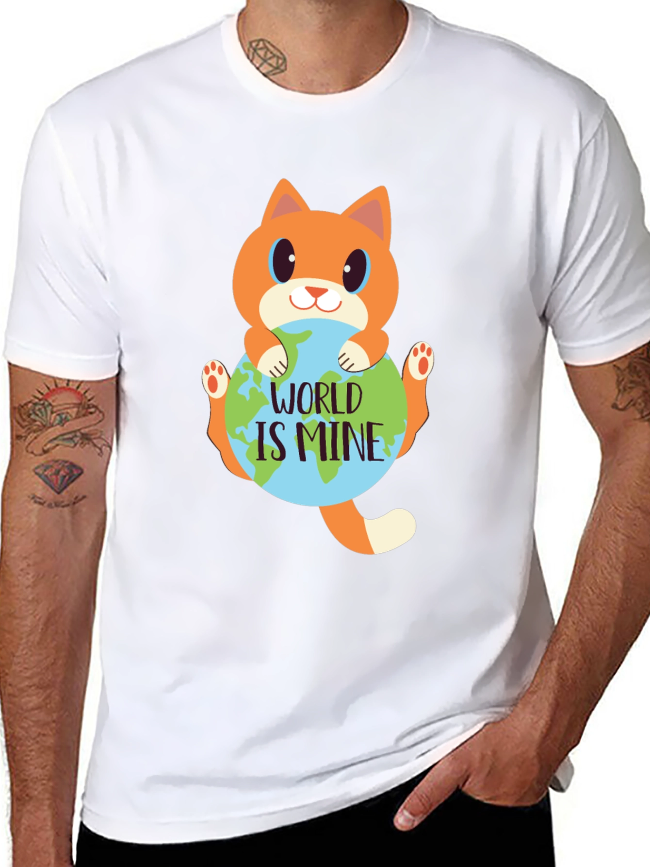 World is Mine Cat Graphic Tee