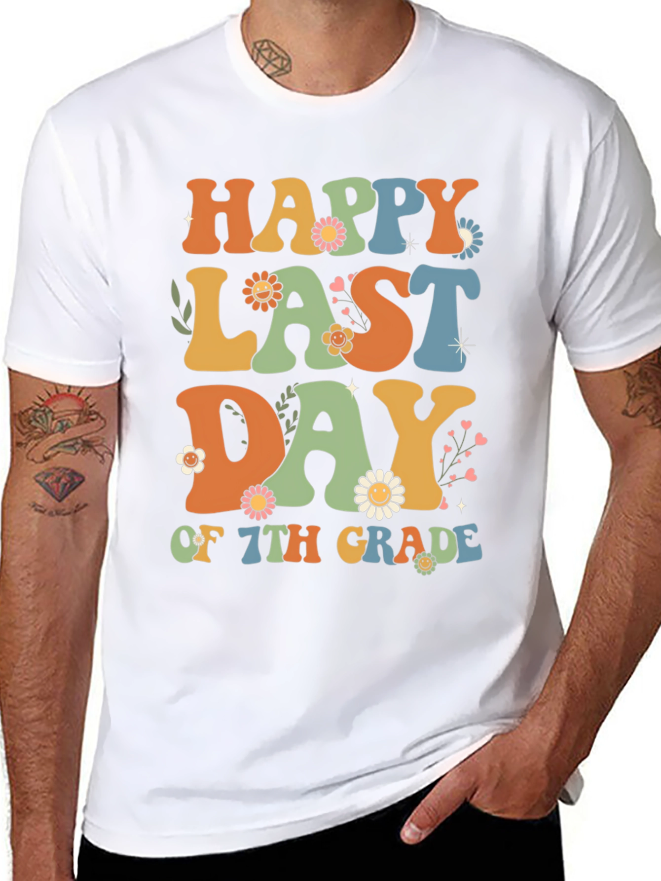 Happy Last Day of 7th Grade Graphic Tee