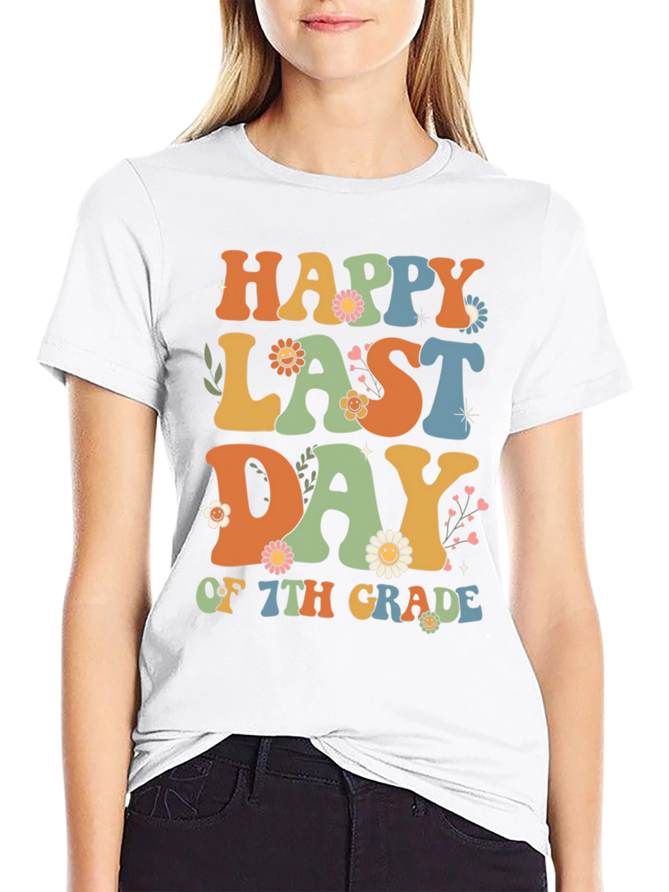 Happy Last Day of 7th Grade Graphic Tee