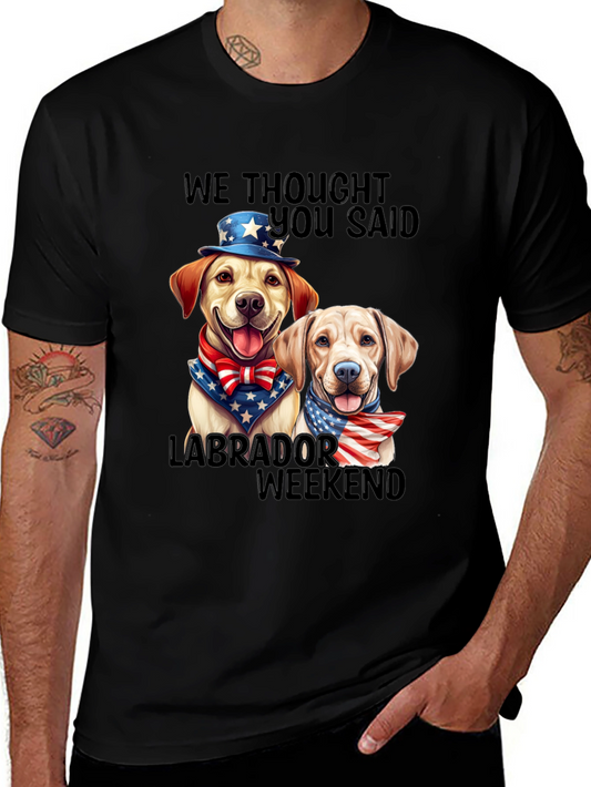 Labrador Weekend Patriotic T-Shirt