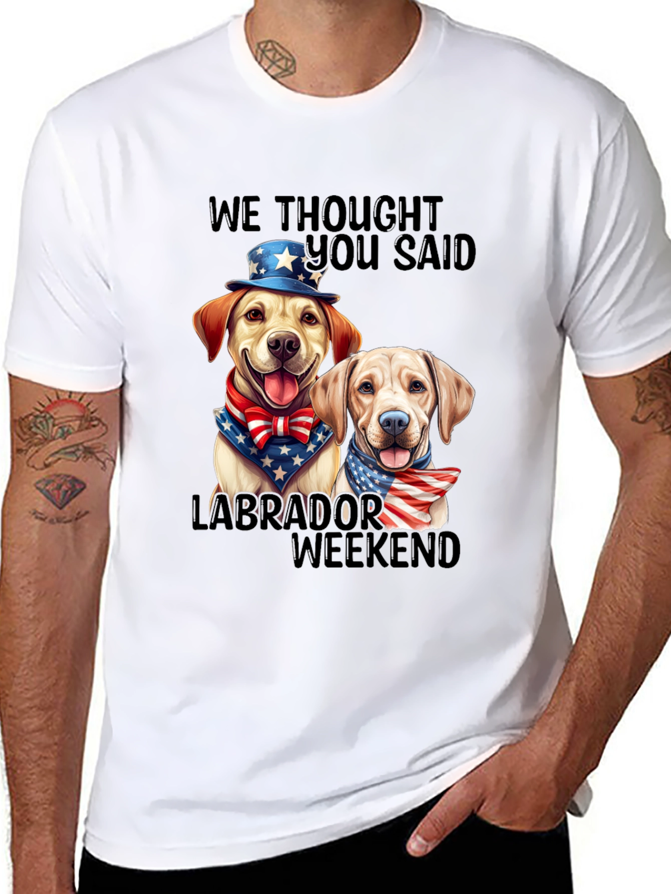 Labrador Weekend Patriotic T-Shirt
