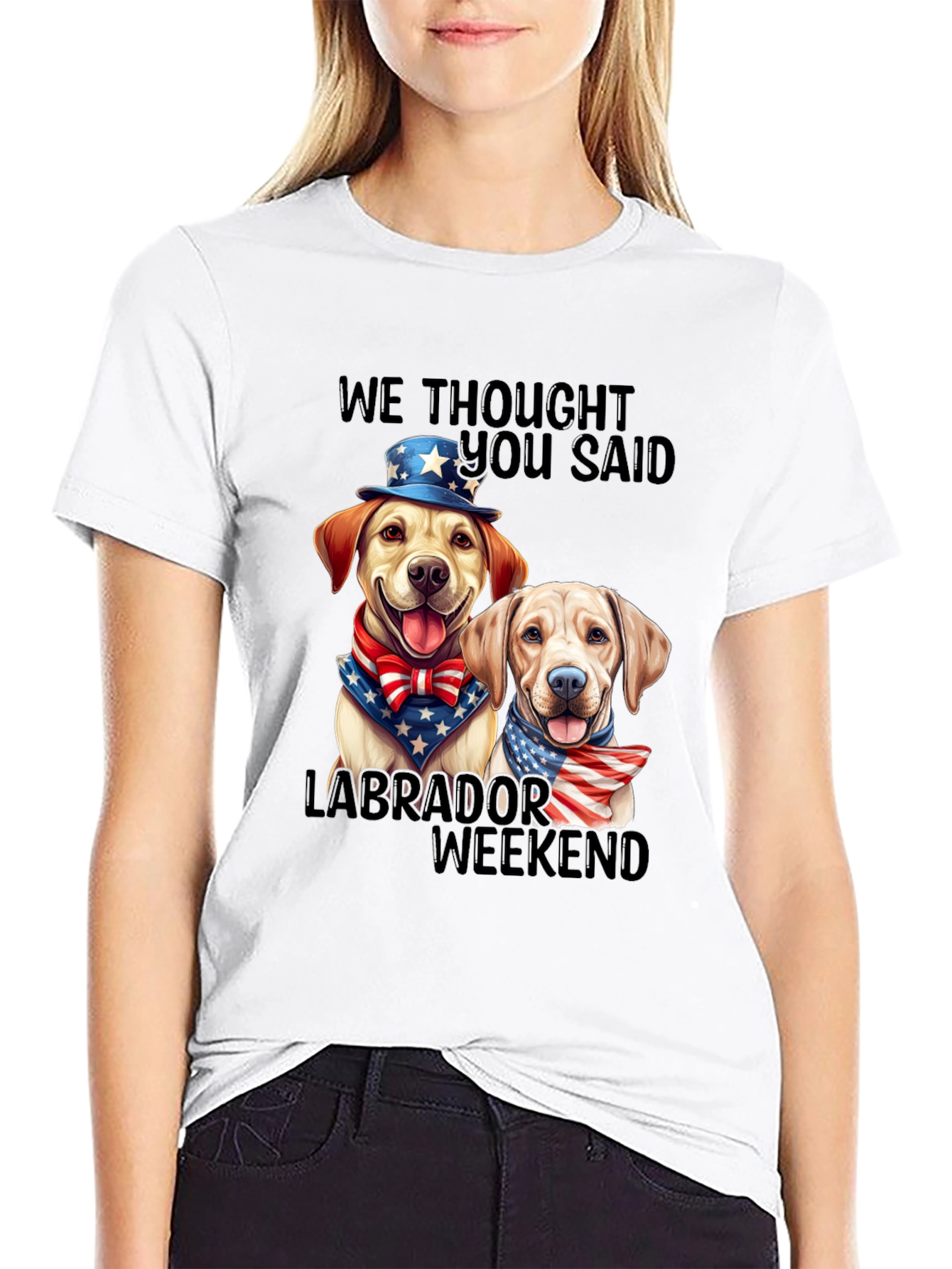 Labrador Weekend Patriotic T-Shirt