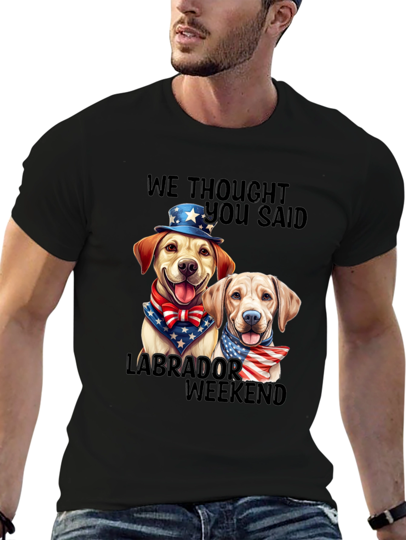 Labrador Weekend Patriotic T-Shirt
