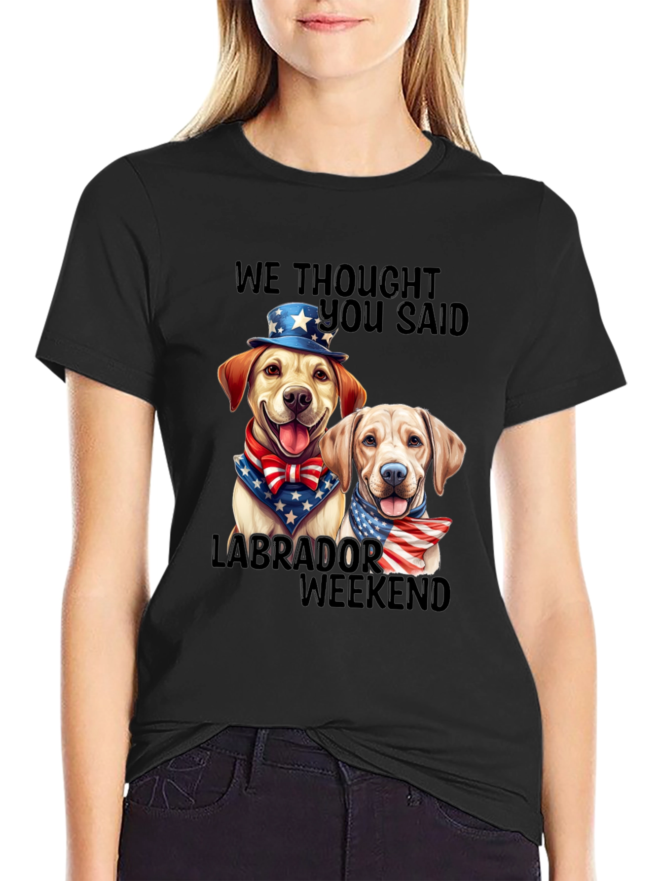 Labrador Weekend Patriotic T-Shirt