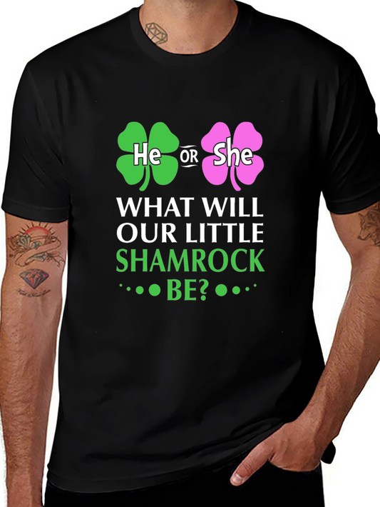 St Patricks Day Baby Gender Reveal T-Shirt