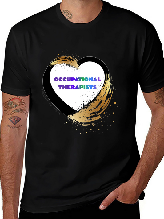 Occupational Therapists Heart Design T-Shirt