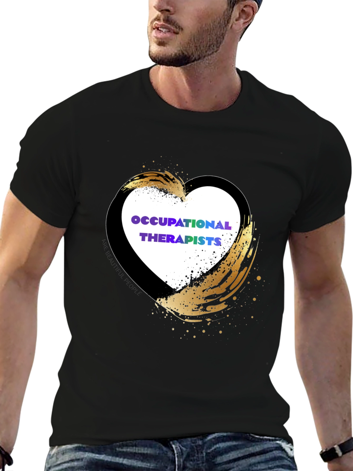 Occupational Therapists Heart Design T-Shirt
