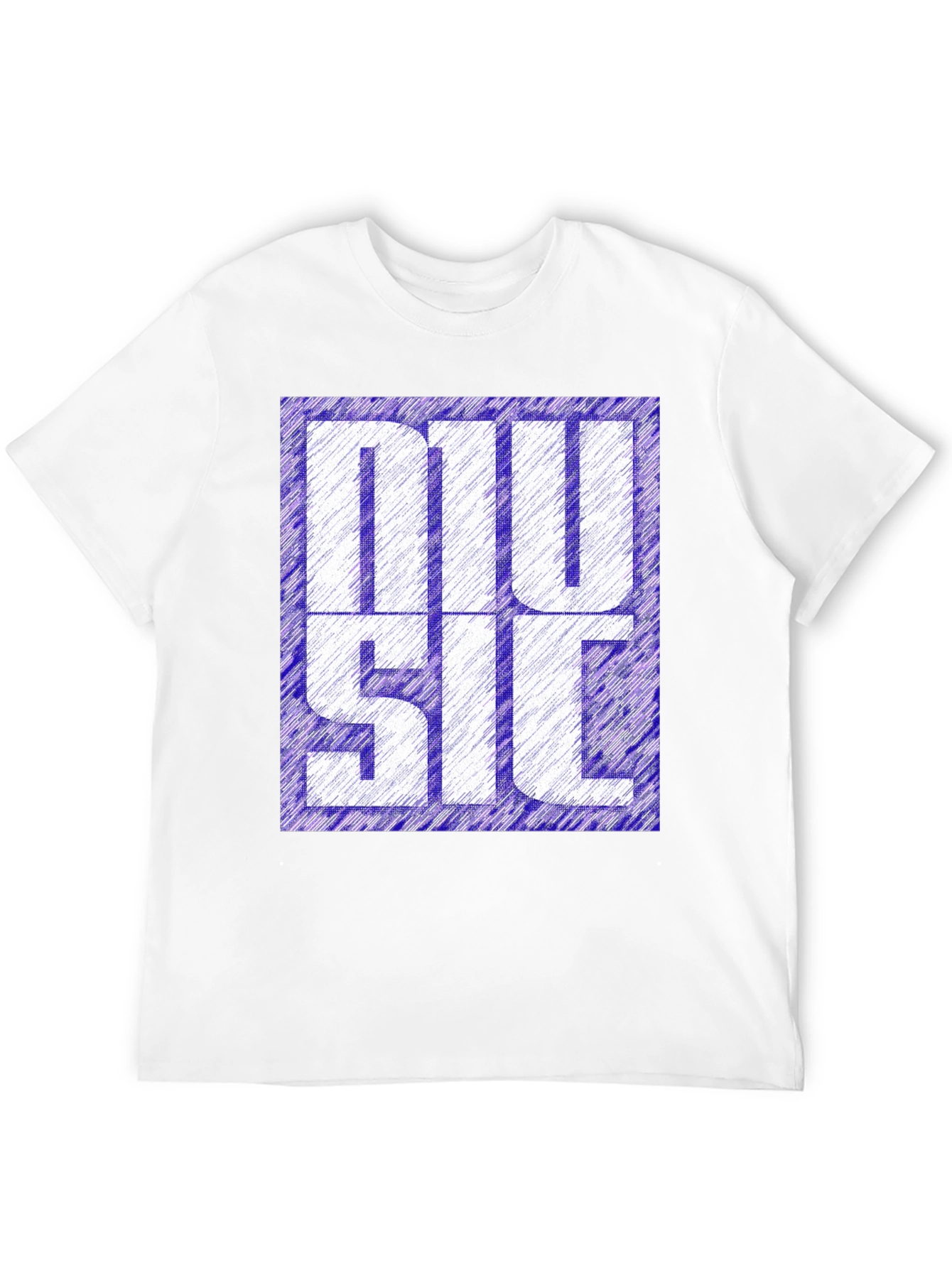 Music Graphic Tee - Stylish Design Black T-Shirt