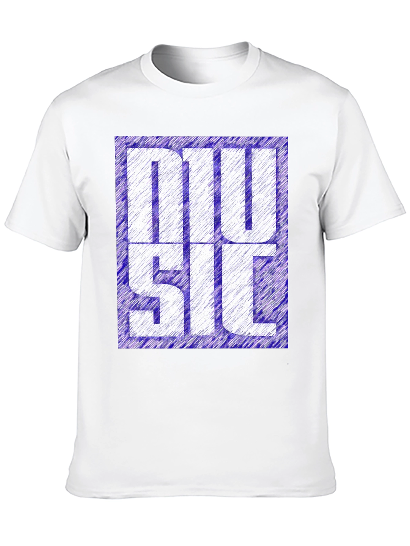 Music Graphic Tee - Stylish Design Black T-Shirt