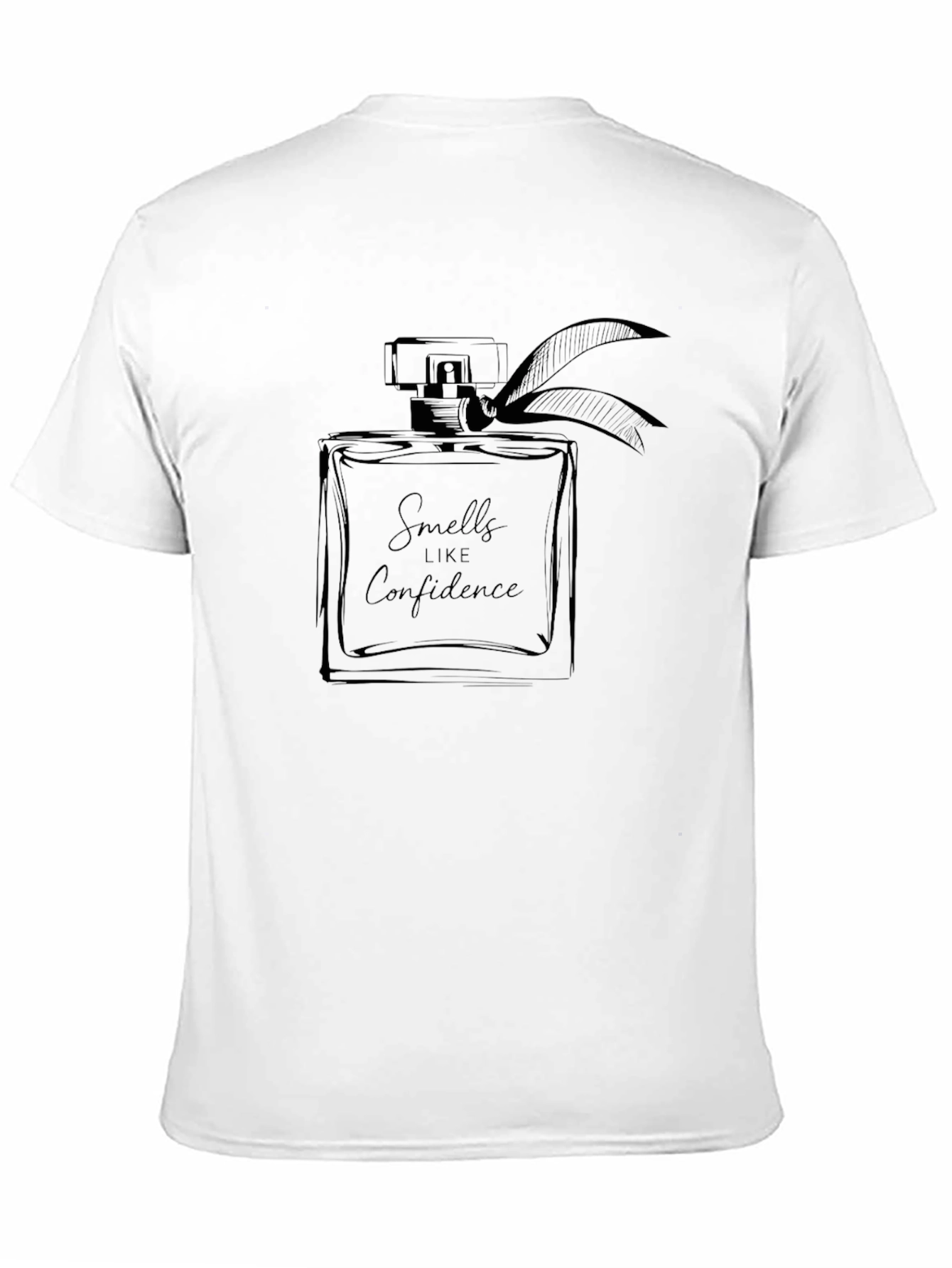 Confidence Perfume Graphic Tee - Black