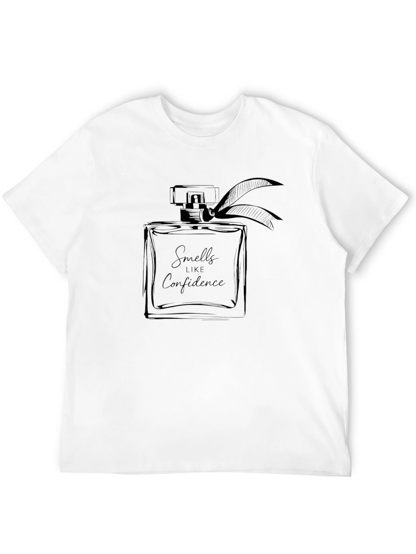 Confidence Perfume Graphic Tee - Black