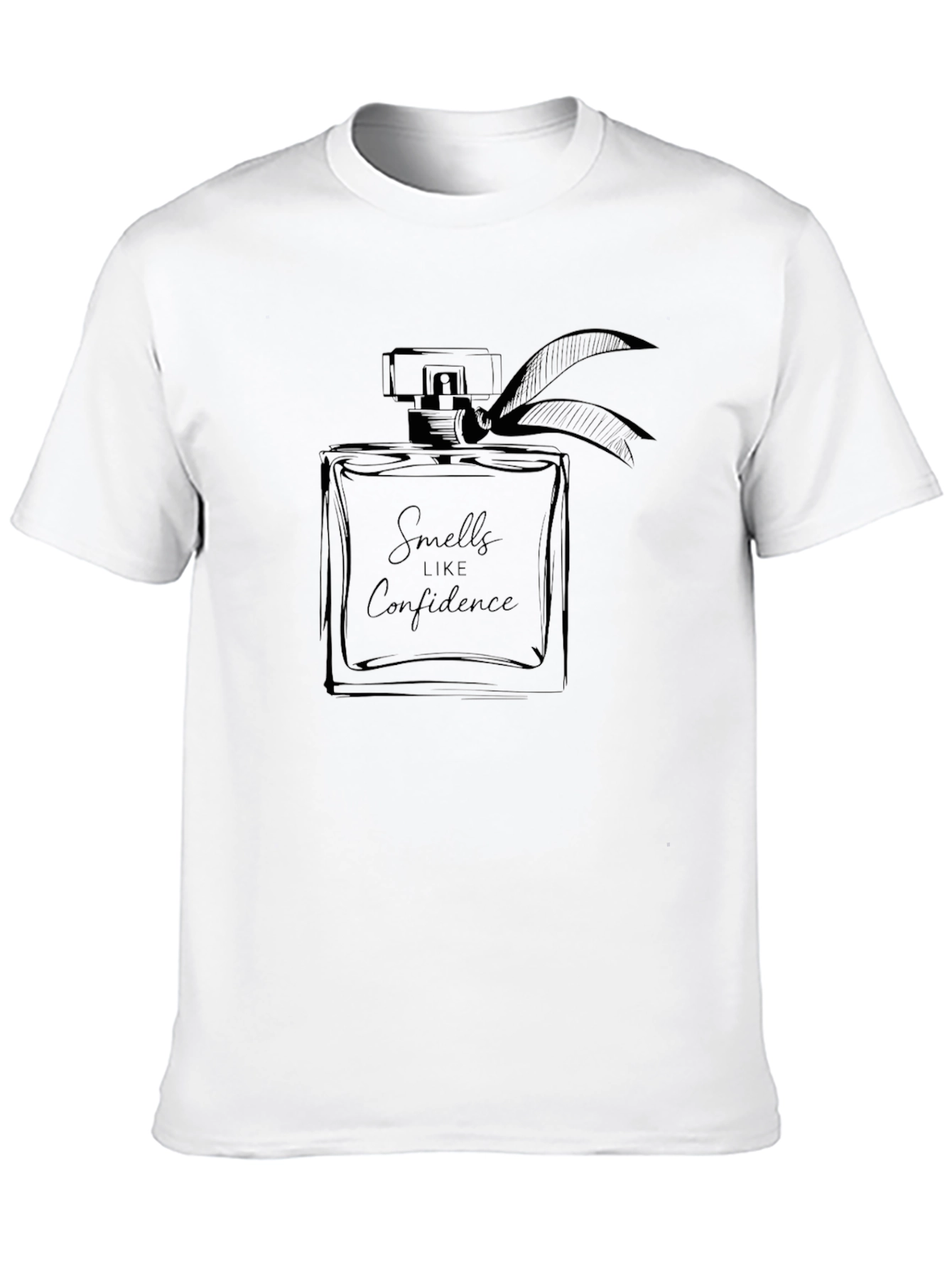 Confidence Perfume Graphic Tee - Black