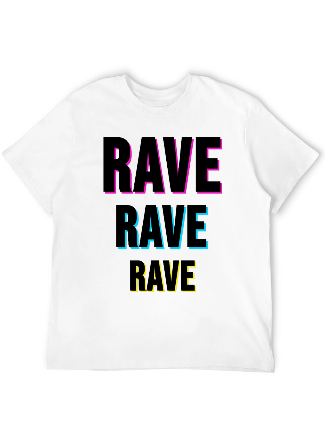 Rave Graphic Tee - Bold Party T-Shirt