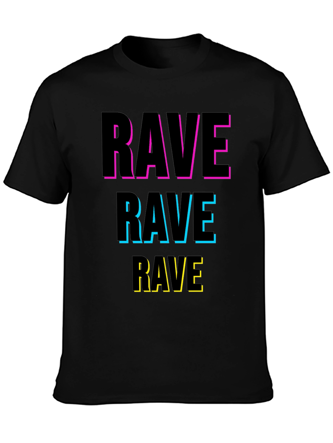 Rave Graphic Tee - Bold Party T-Shirt