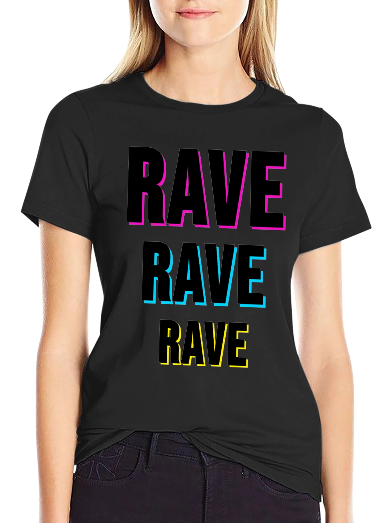 Rave Graphic Tee - Bold Party T-Shirt