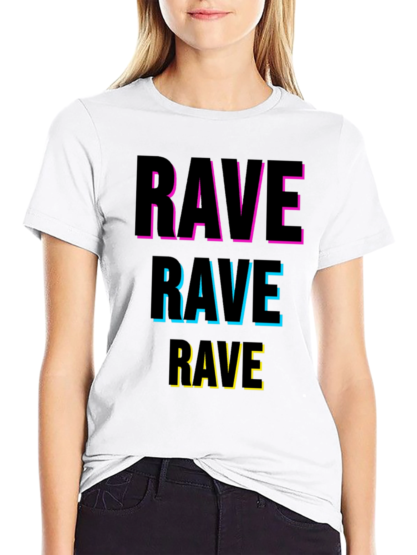 Rave Graphic Tee - Bold Party T-Shirt