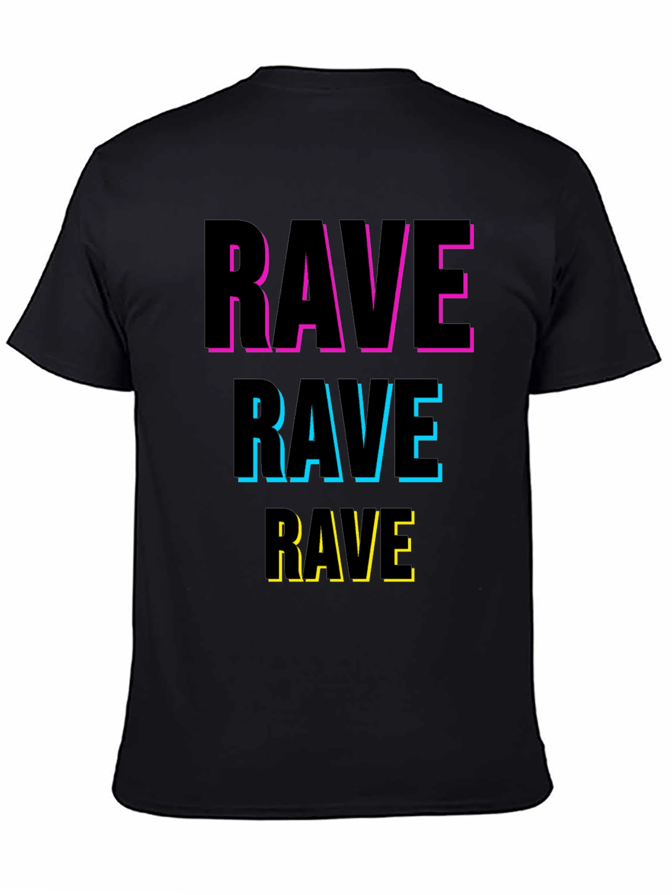 Rave Graphic Tee - Bold Party T-Shirt
