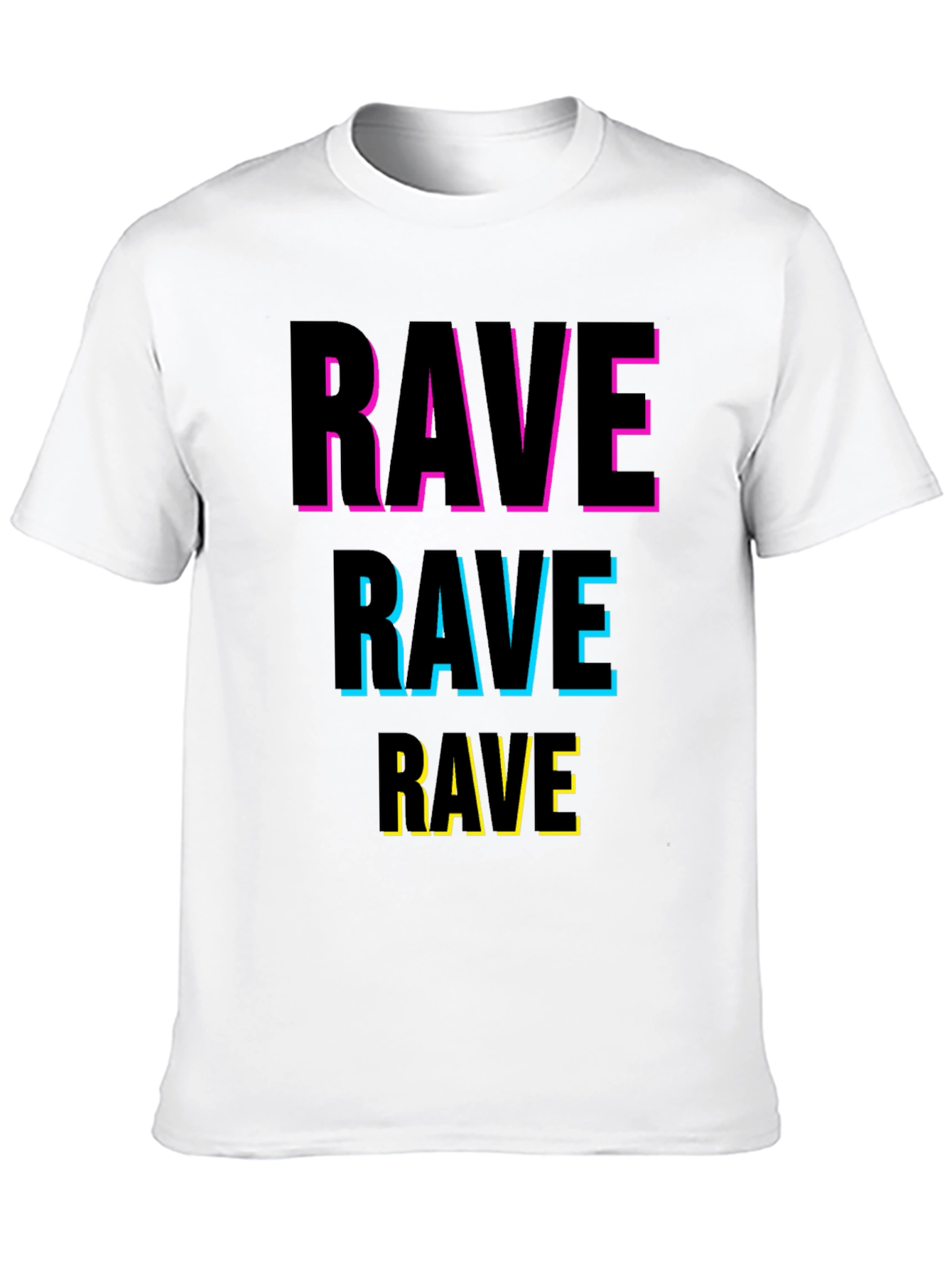 Rave Graphic Tee - Bold Party T-Shirt