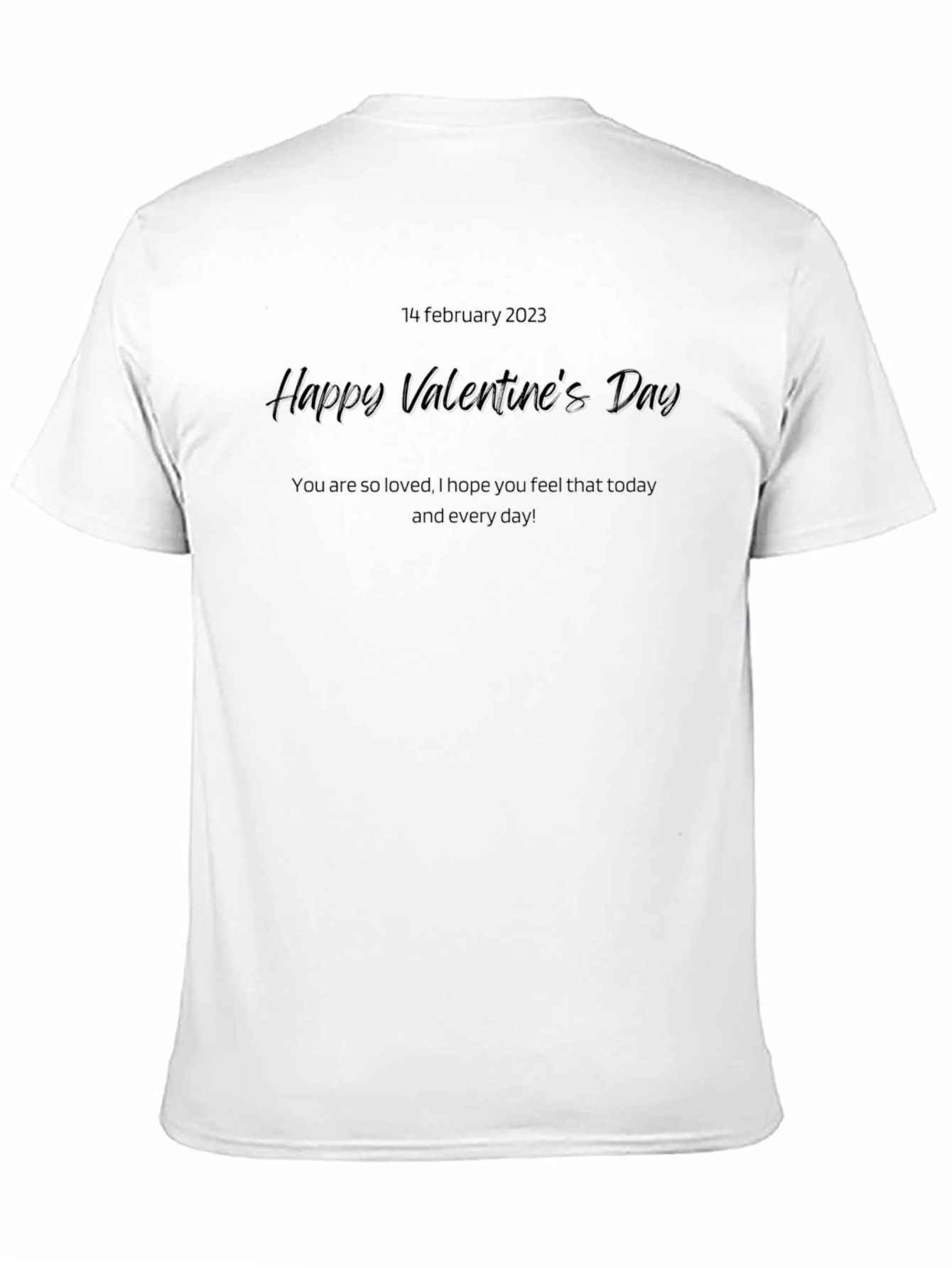 Valentines Day Black T-Shirt