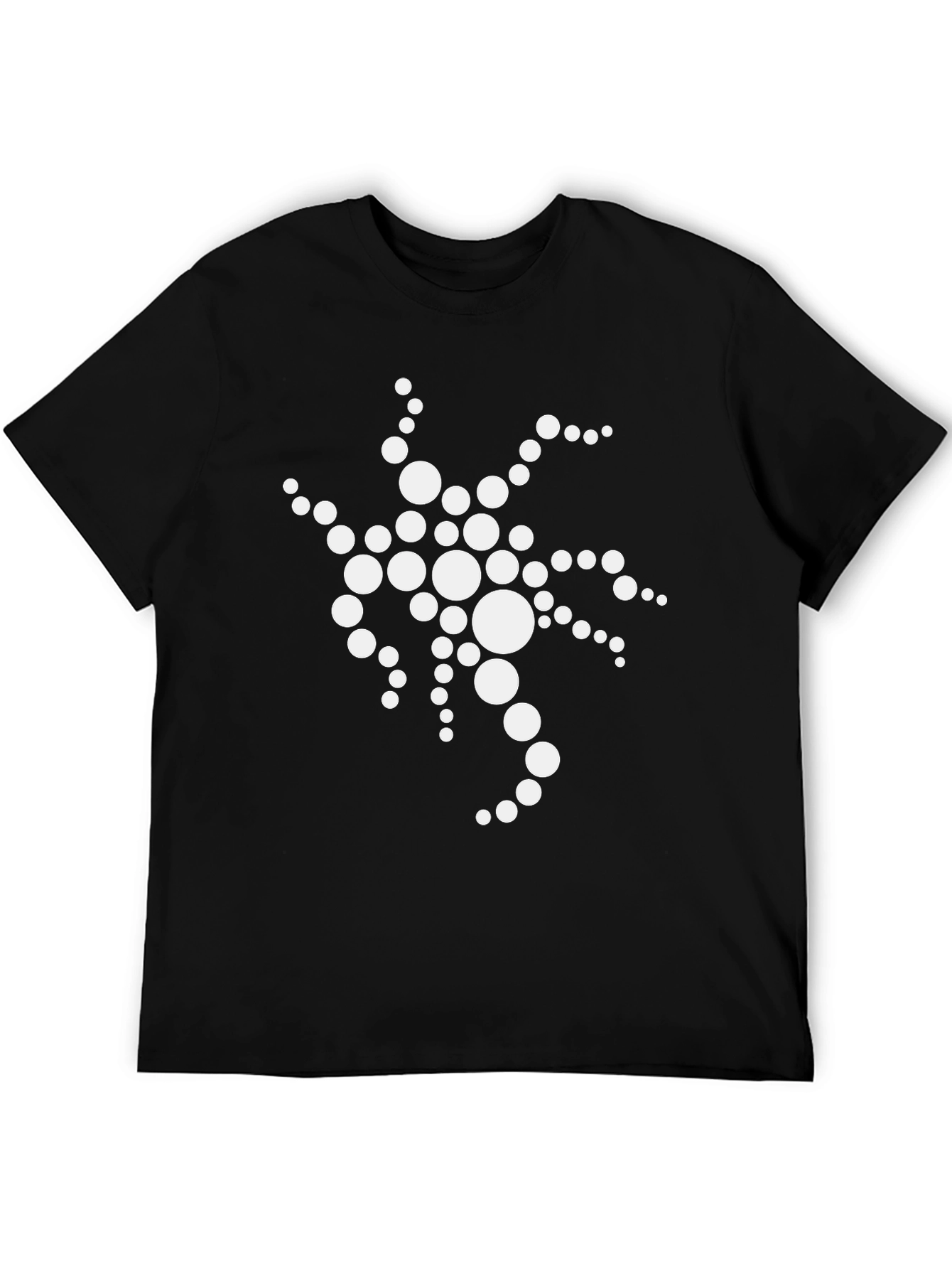 Modern Graphic Tee - Abstract Circle Design