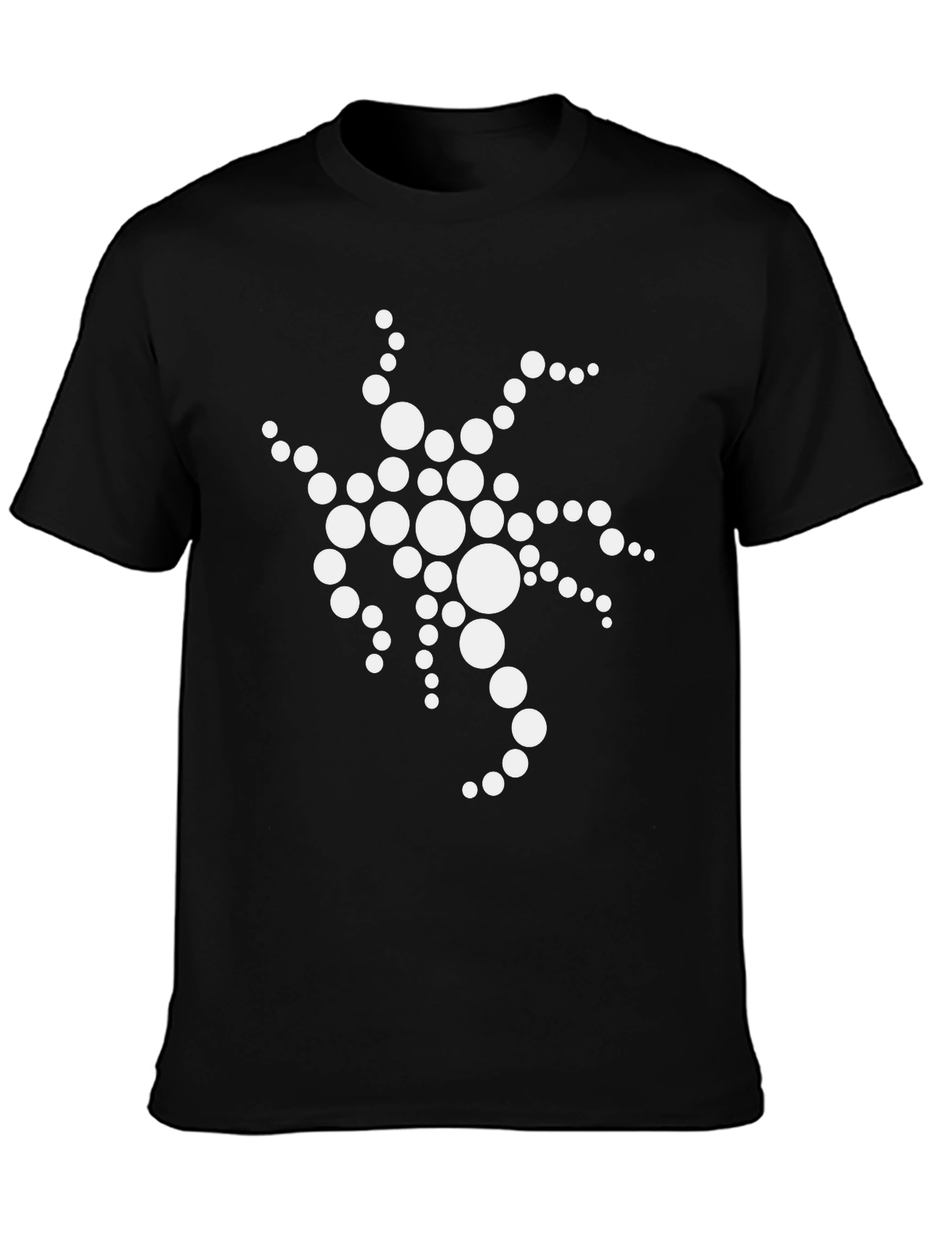 Modern Graphic Tee - Abstract Circle Design