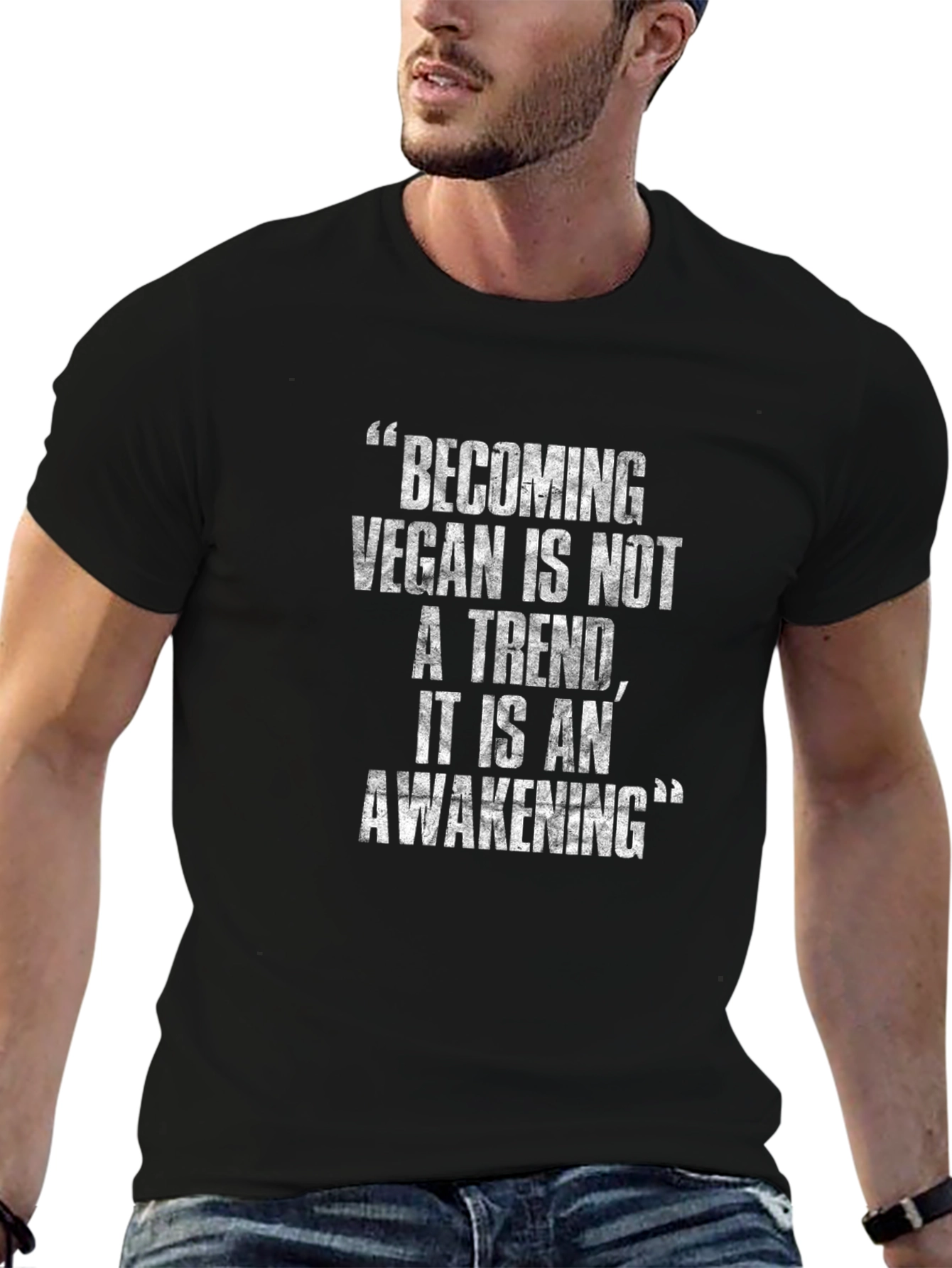 Vegan Awakening T-Shirt - Black