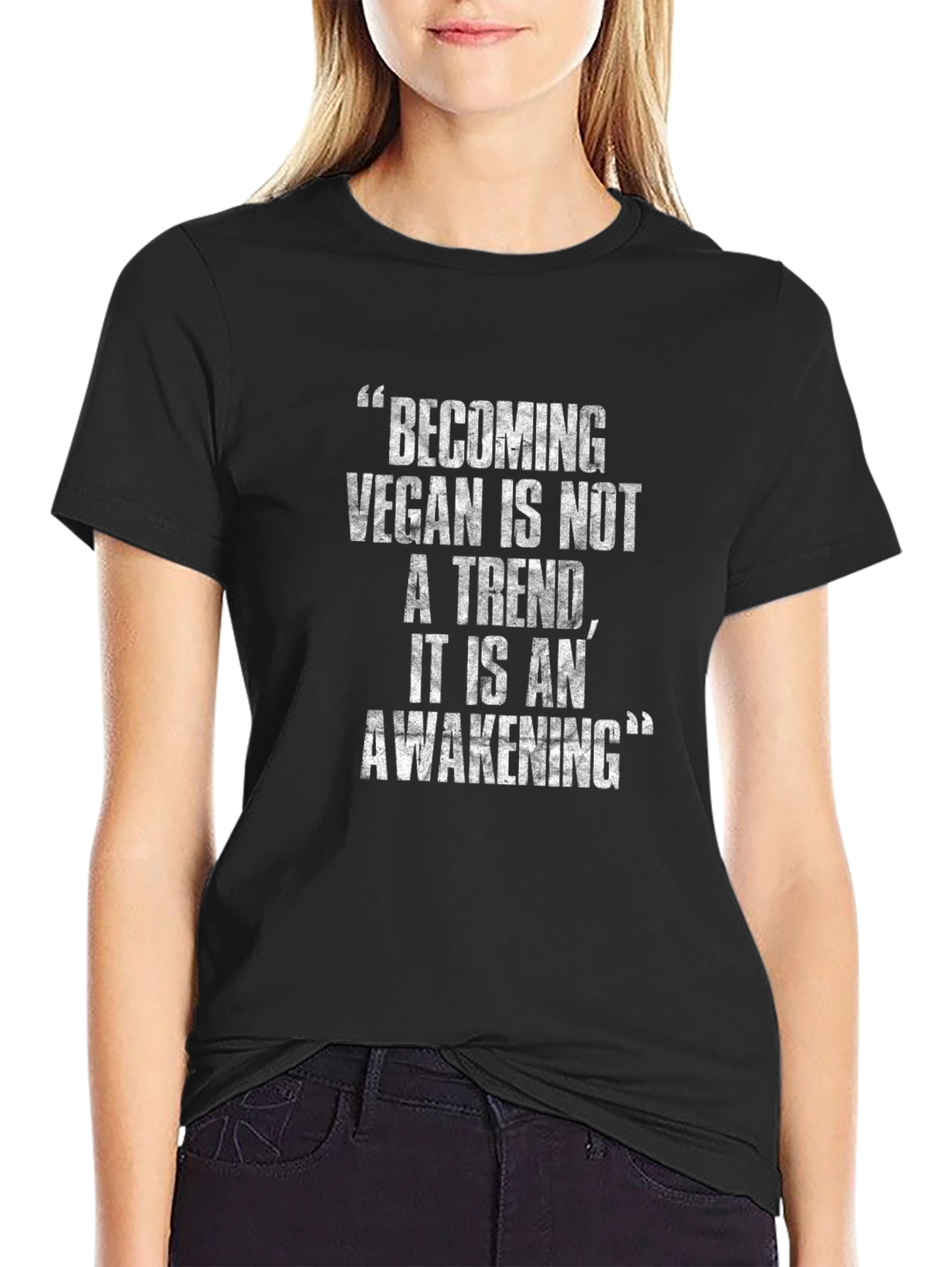 Vegan Awakening T-Shirt - Black