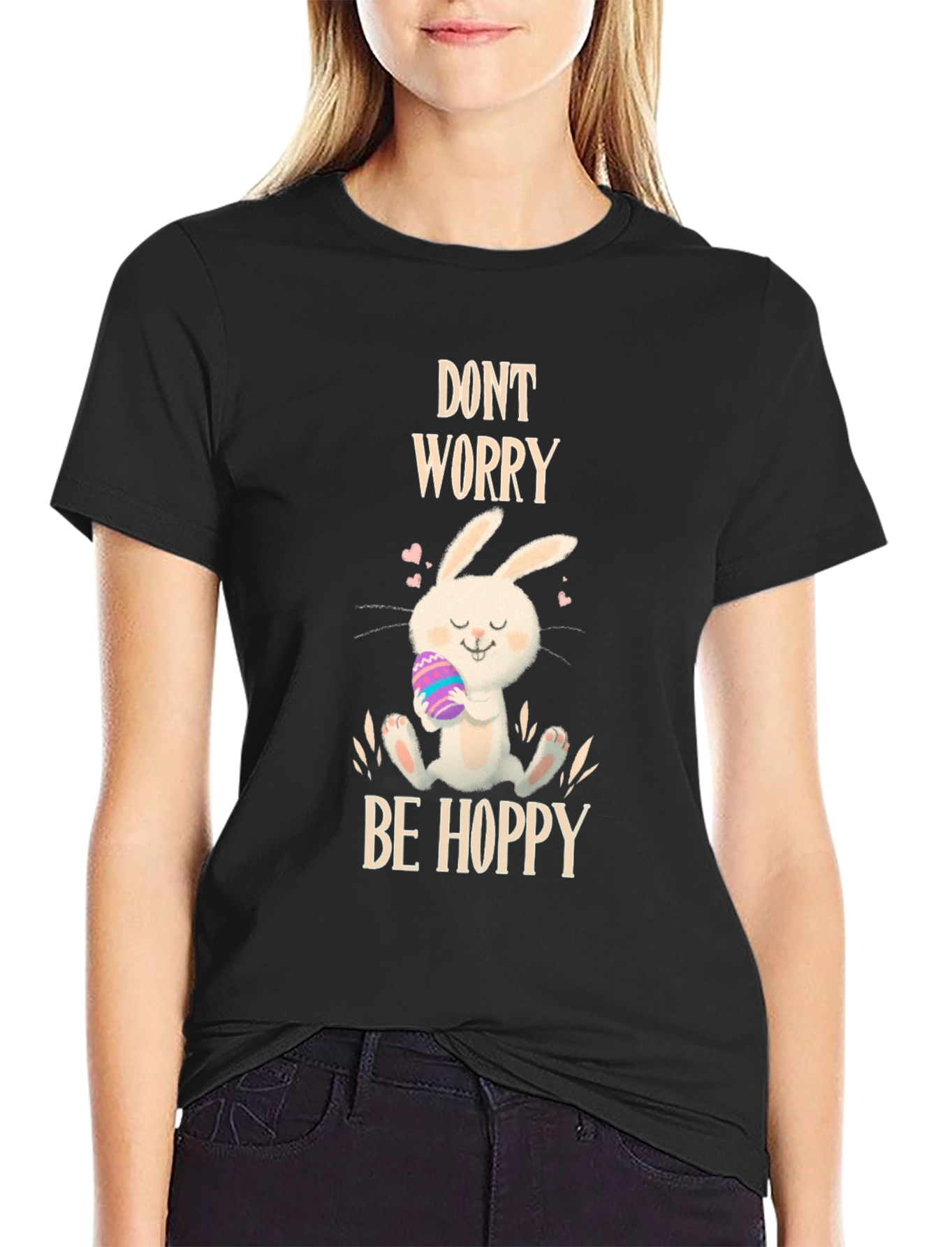 Dont Worry Be Hoppy Easter T-Shirt