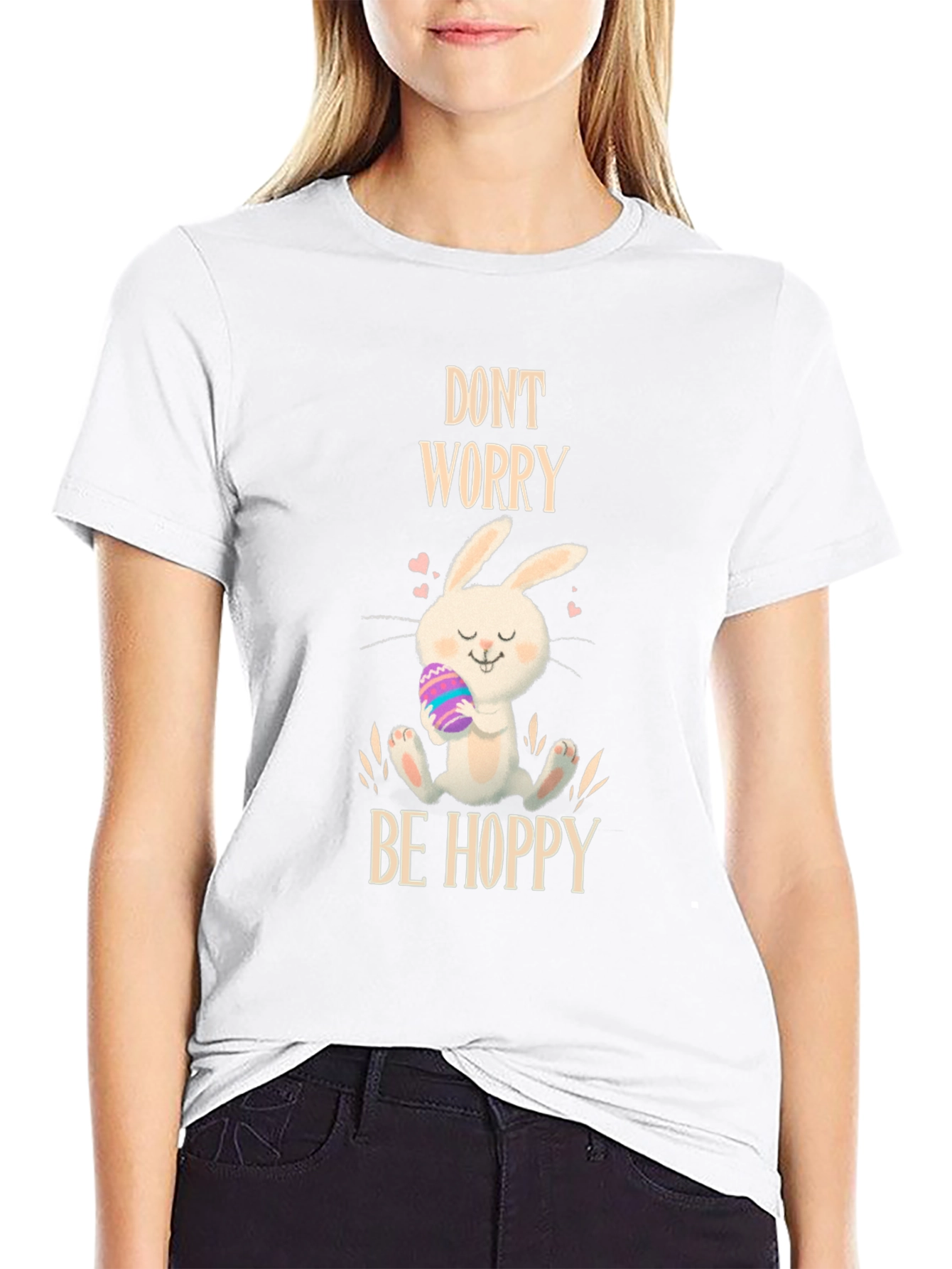 Dont Worry Be Hoppy Easter T-Shirt
