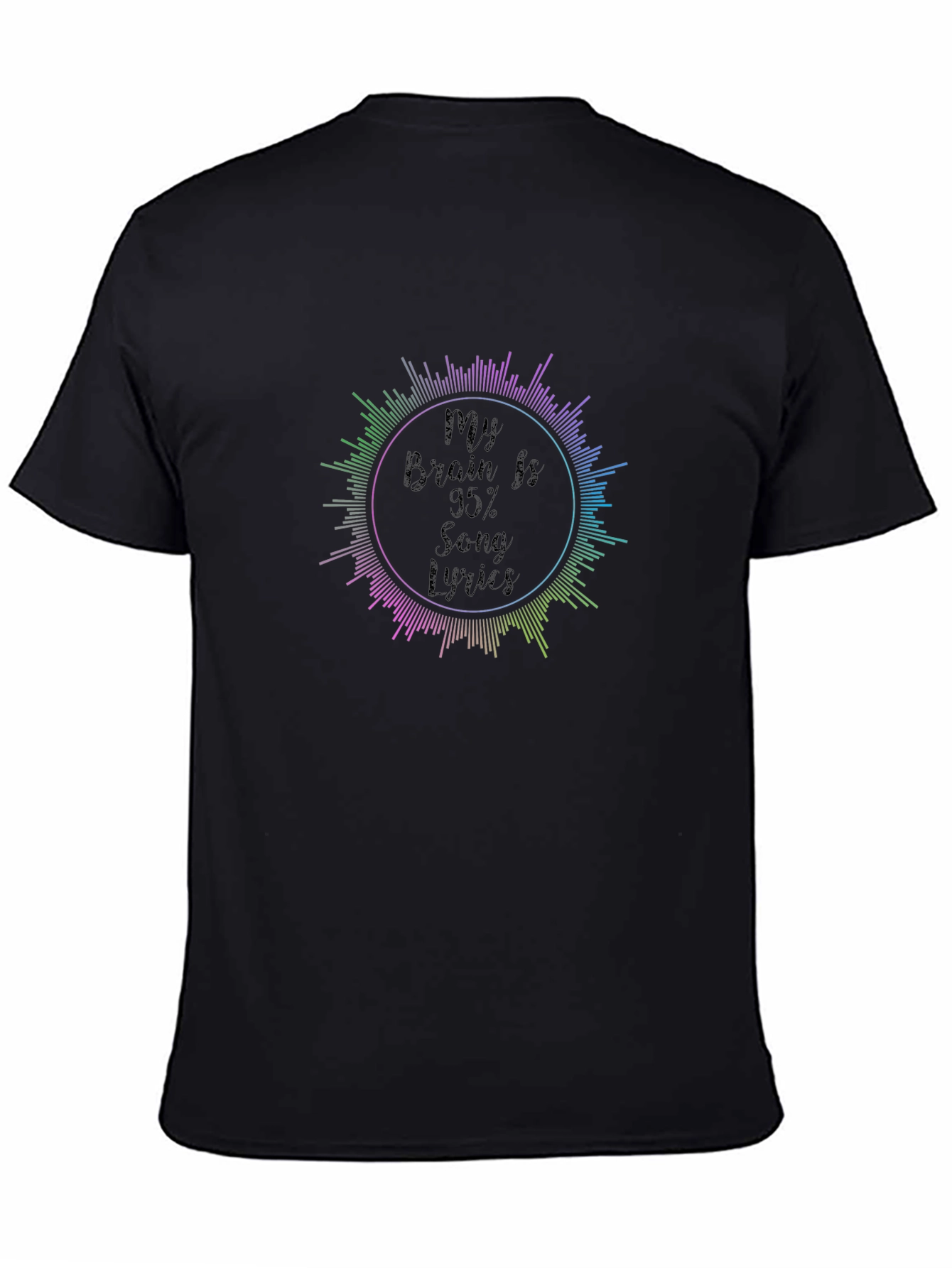 My Brain is 95% Song Lyrics T-Shirt