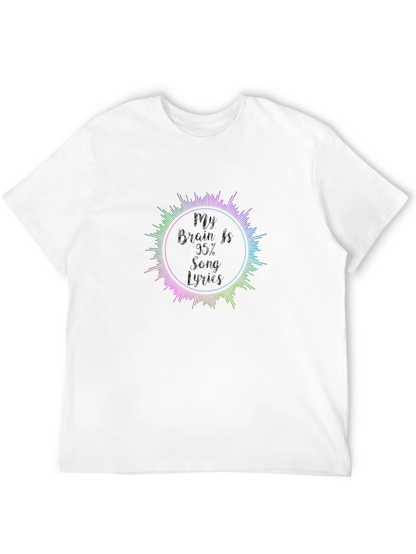 My Brain is 95% Song Lyrics T-Shirt