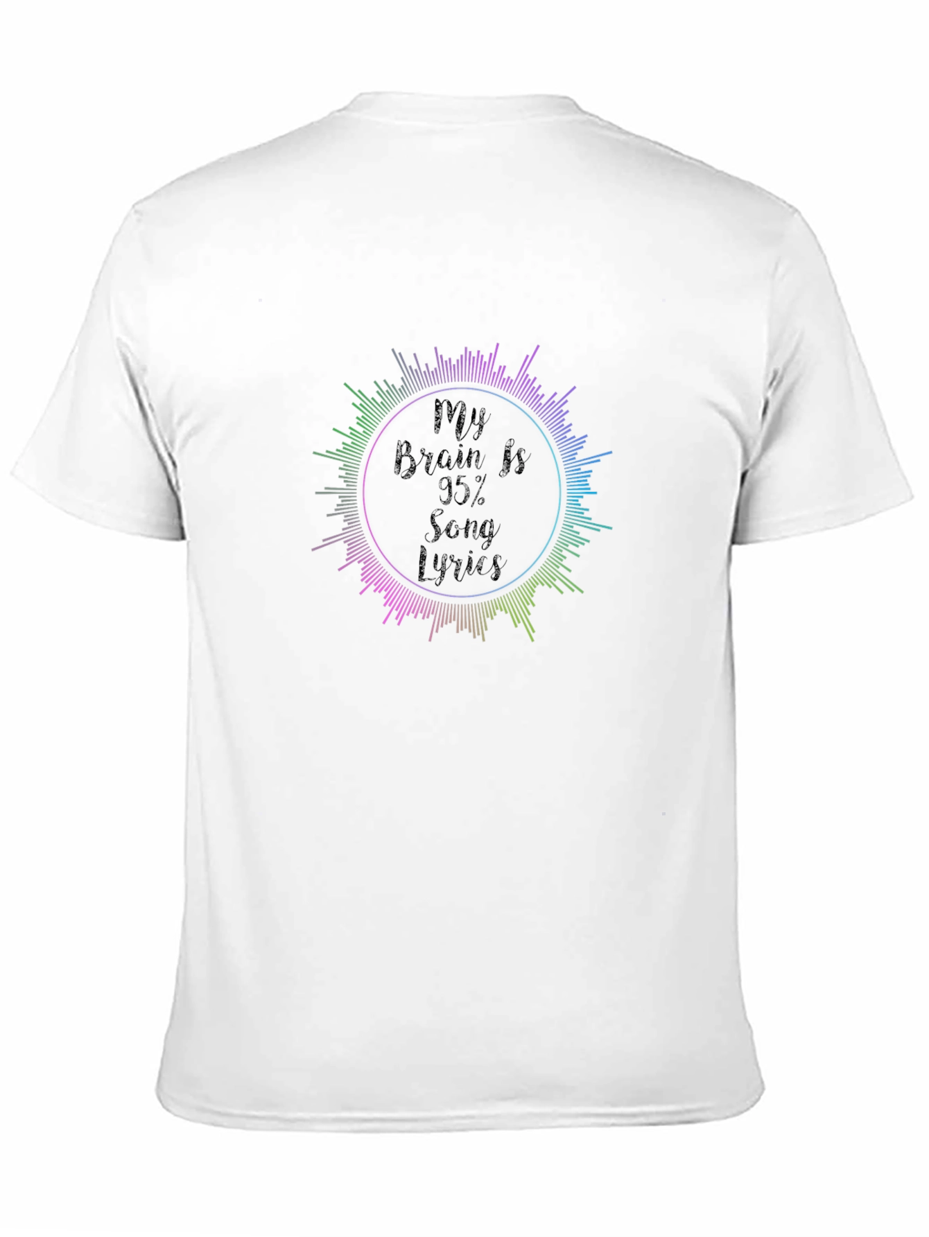 My Brain is 95% Song Lyrics T-Shirt